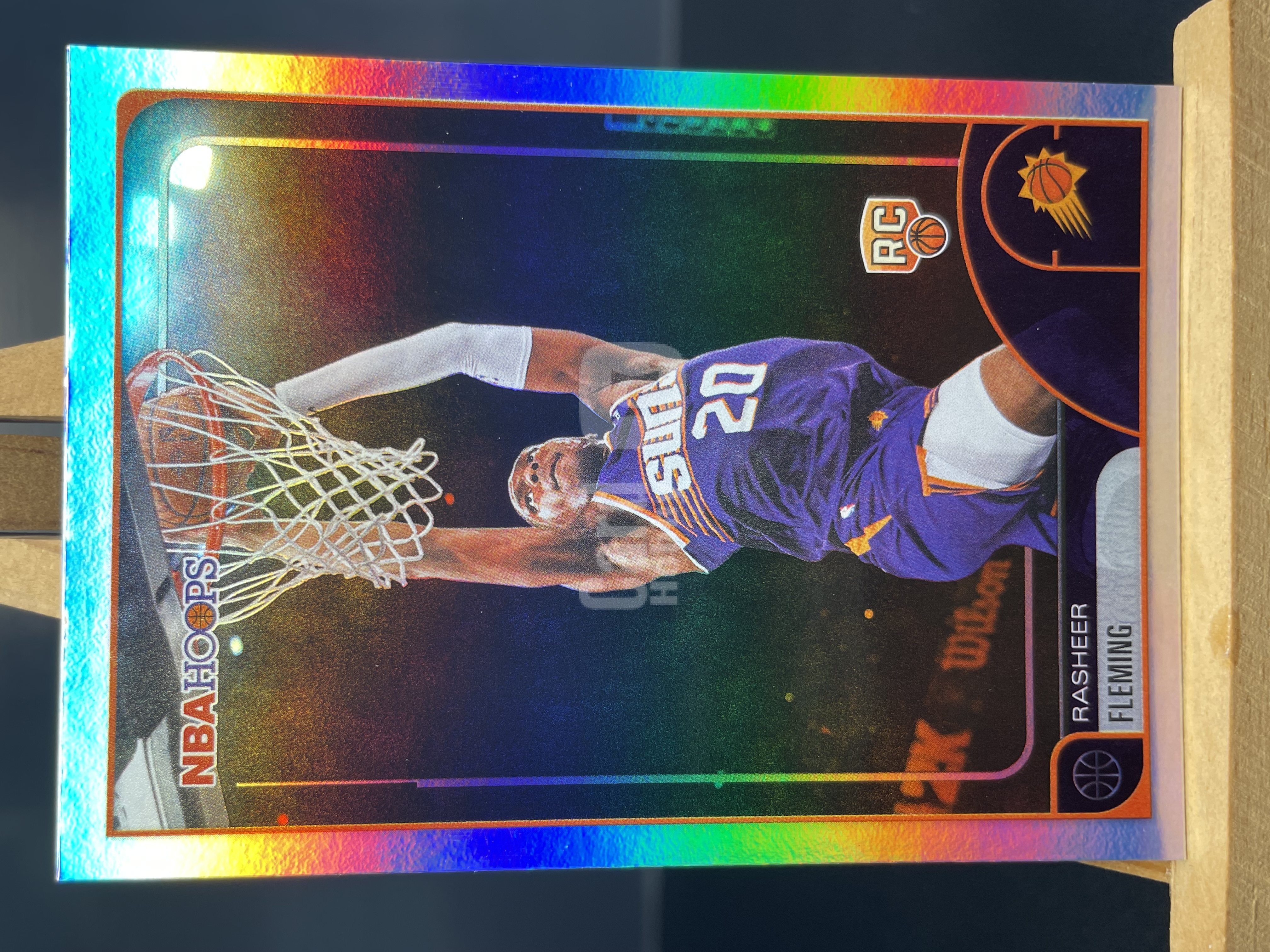 ( T1 )  2026 TOPPS HOOPS 折射 新秀RC  拉希尔 弗莱明   太阳   近期大热球星  收藏必备  卡品如图 ! ! !
