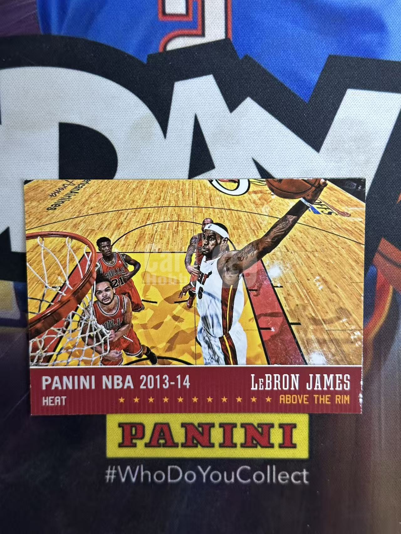 2013-14 Panini 中亚图 LeBron James 【小猪包代卖】ABOVE THE RIM 詹姆斯 热火 特卡 时刻 老卡 base 戴总