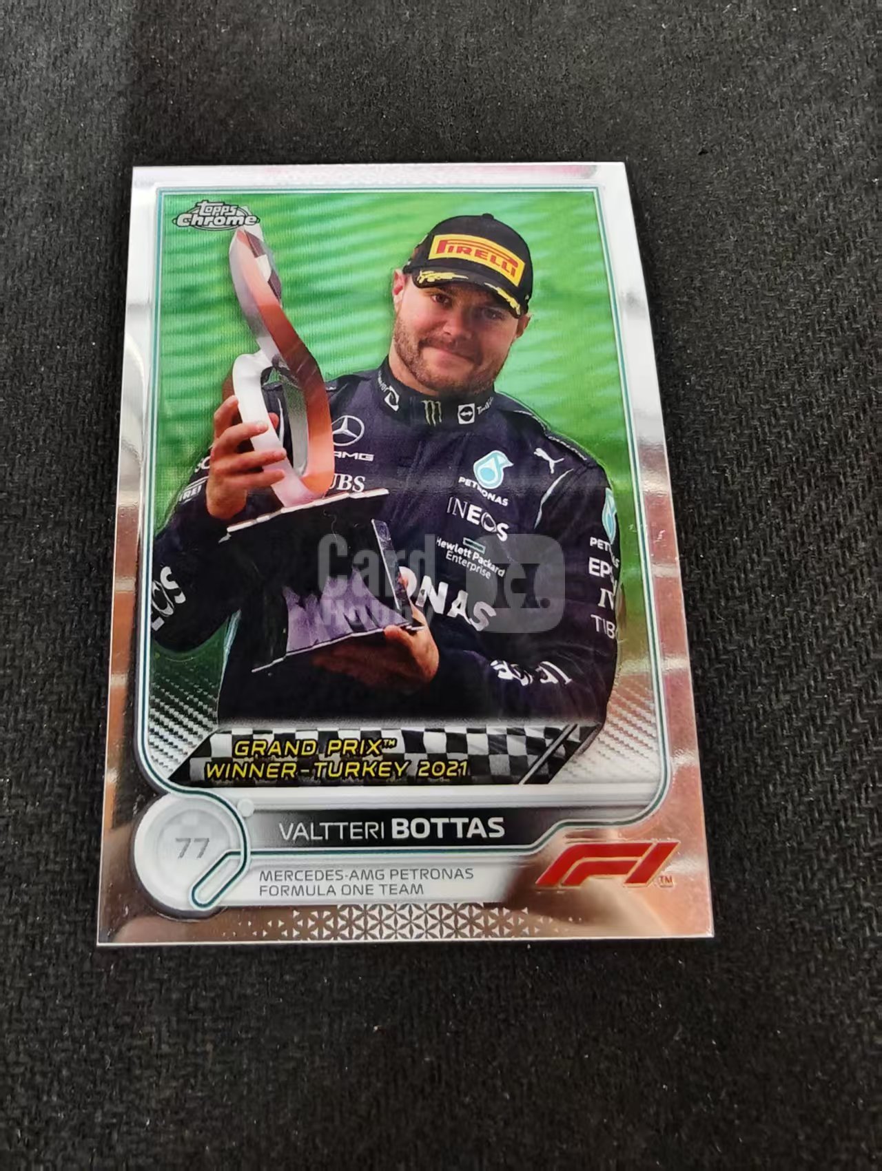 2022 Topps Chrome F1 Valtteri Bottas 瓦尔特利 博塔斯 阿尔法罗密欧 划痕 边角瑕疵 #166