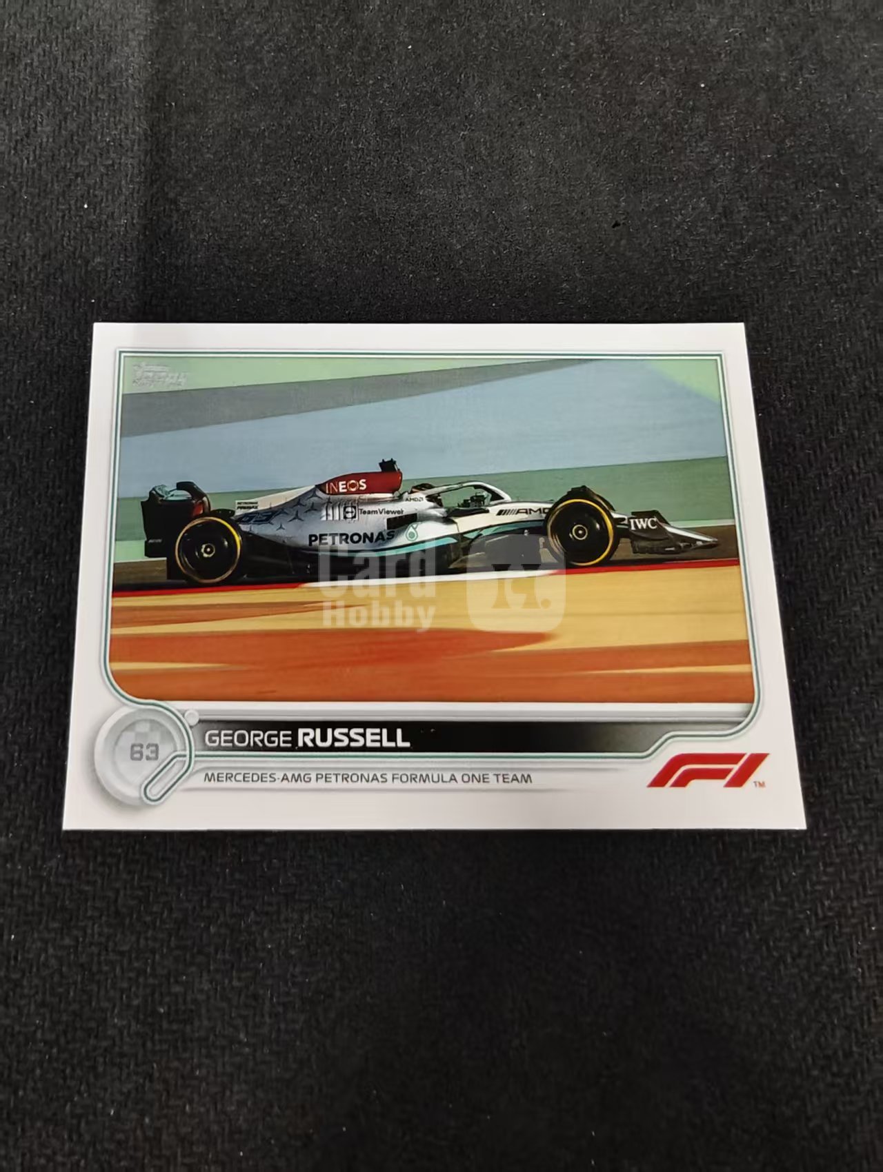 2022 Topps Chrome F1 George Russell 乔治 拉塞尔 梅奔 划痕 边角瑕疵@112