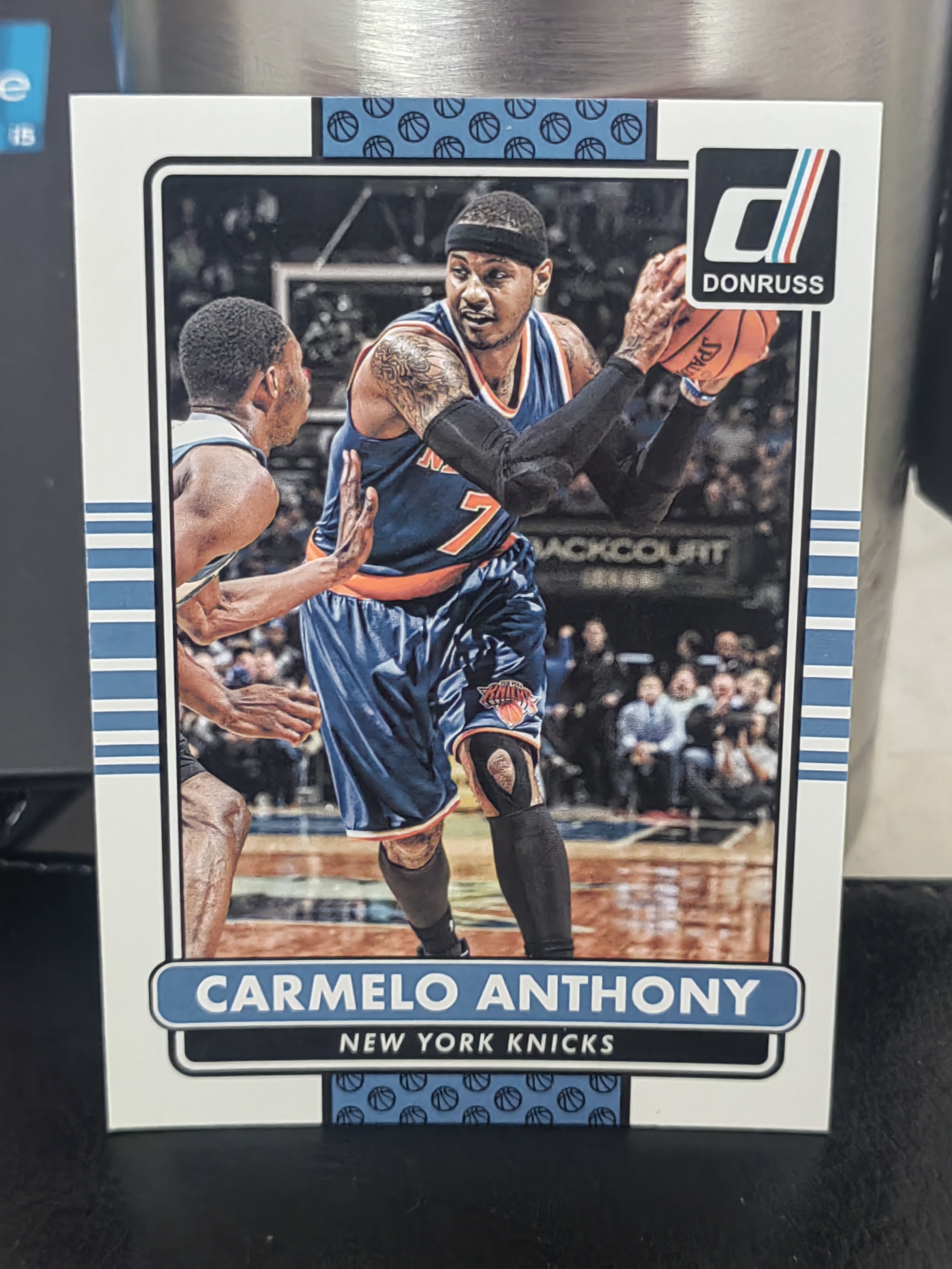 2014-15 Panini Donruss Carmelo Anthony 杜蕾斯 卡梅隆安东尼 尼克斯 篮 白边白角 不保卡品 卡品如图