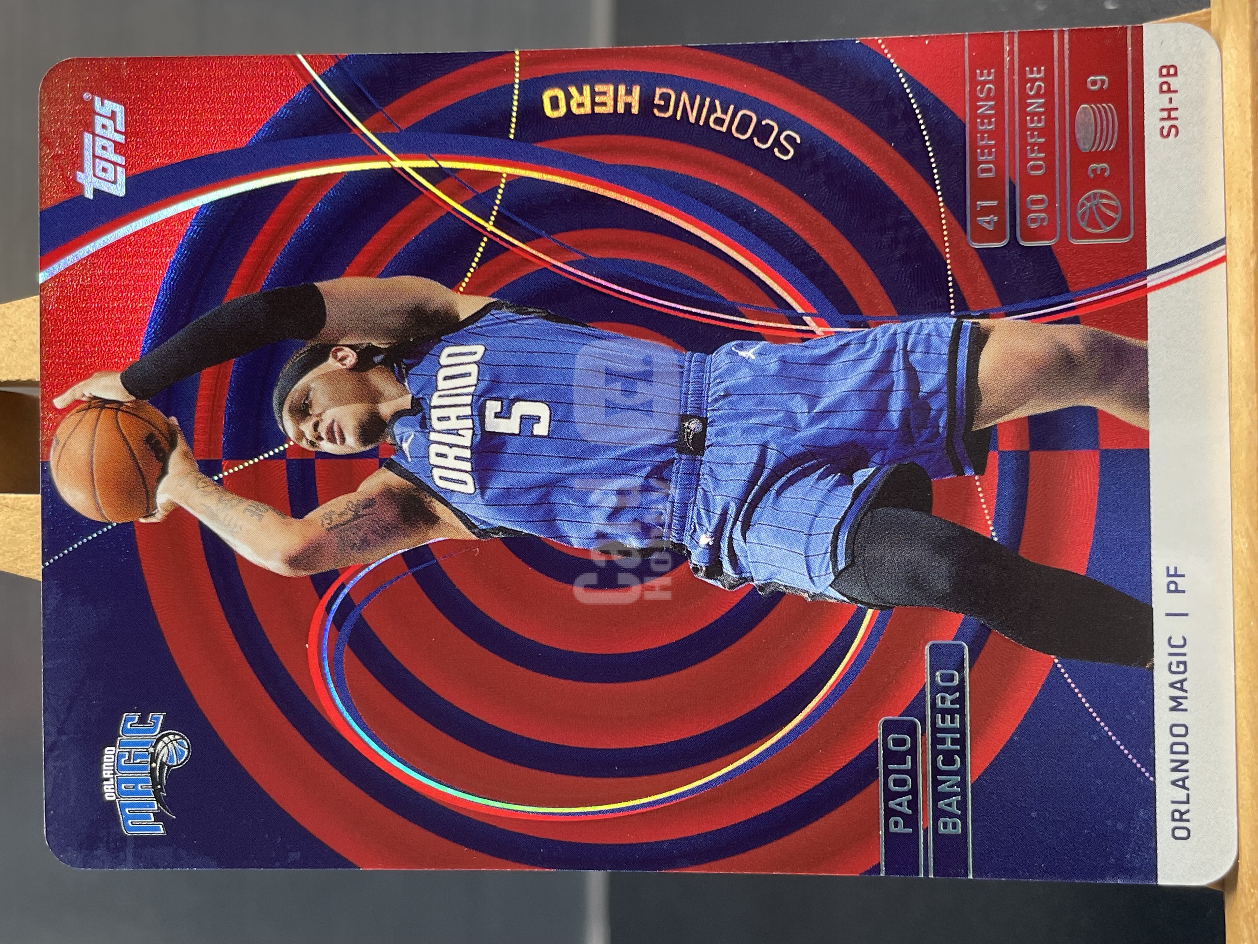 (T3) 2025 TOPPS 折射 保罗 班凯罗 魔术 实卡好看 收藏凑套必备 卡品如图!!!