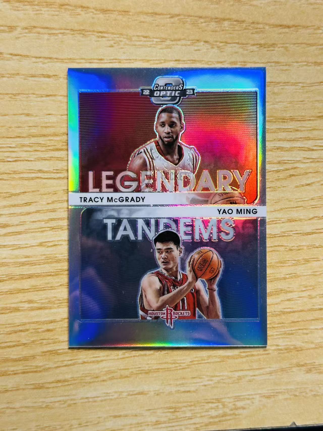 2022-23 Panini Contenders Optic Yao Ming 嘿嘿代卖 球票 op 姚明 麦迪 双人 银折 姚麦组合 火箭 收藏必备