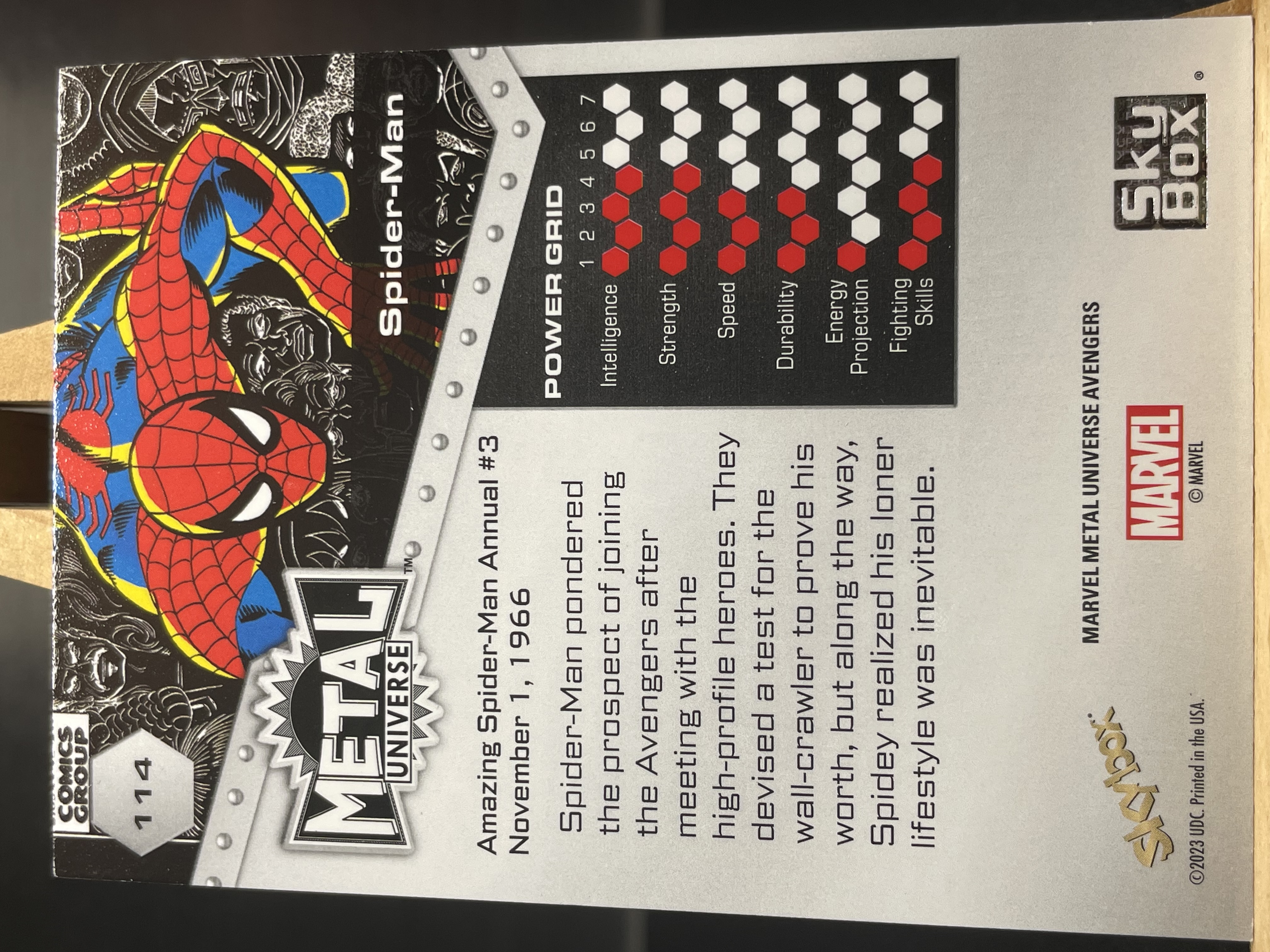 (T1) 2023 Skybos Marvel 漫威 BASE 蜘蛛侠 实卡好看 收藏凑套必备 卡品如图 !!!