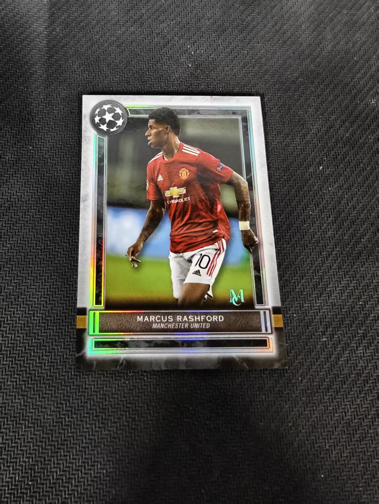 【可合并,不累计】2021 Topps Museum Marcus Rashford 欧冠 博物馆 曼联 拉什福德 折射 边角瑕疵