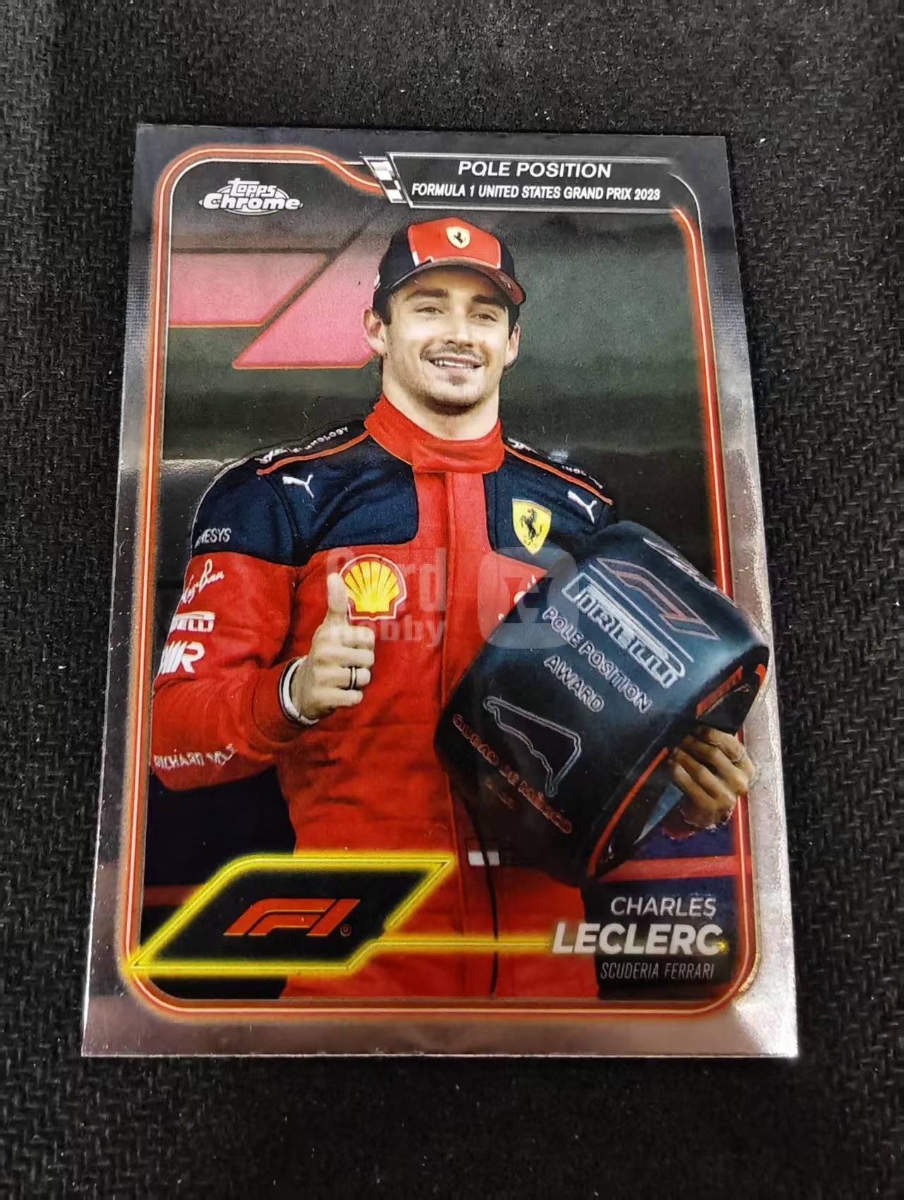 2024 Topps chrome F1 Charles Leclerc 查尔斯 勒克莱尔 划痕 边角瑕疵 #155