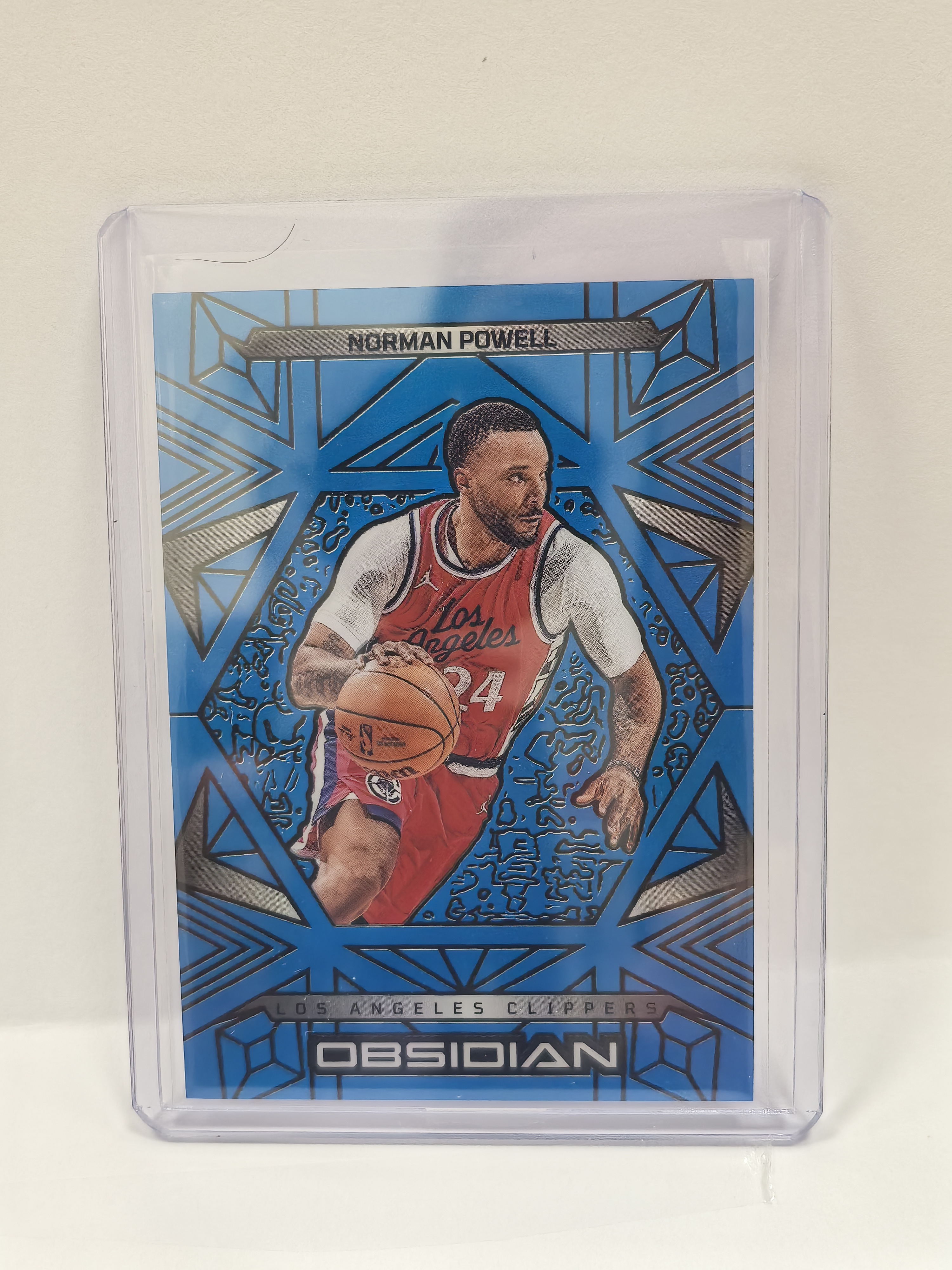 2024-25 Panini Obsidian Norman Powell 诺曼 鲍威尔 快船 黑曜石 12/30编 折射 蓝折 卡品如图