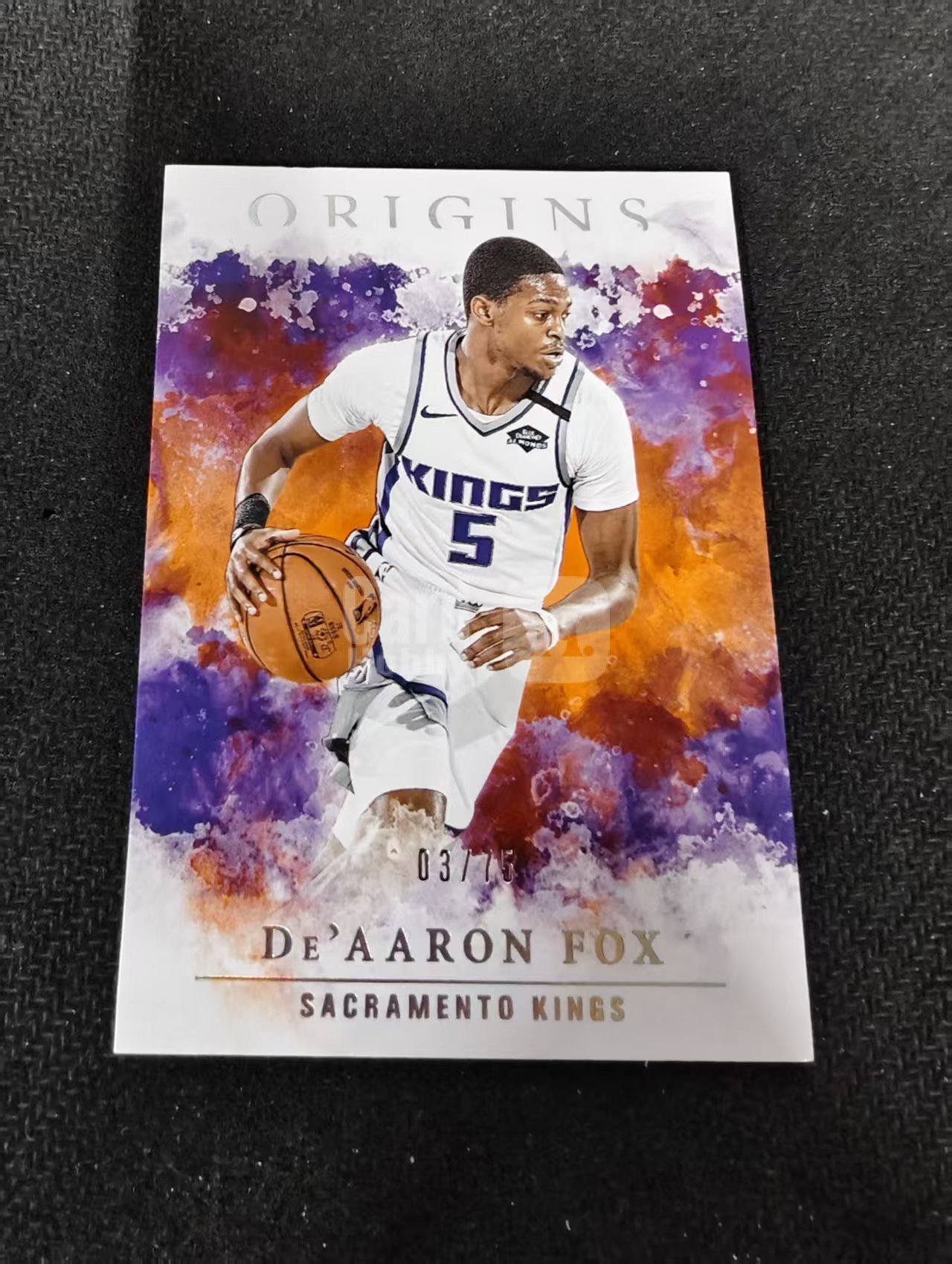 2020-21 Panini Origins De'Aaron Fox 国王 达龙 福克斯 闪卡 起源 闪卡 75编 瑕疵如图