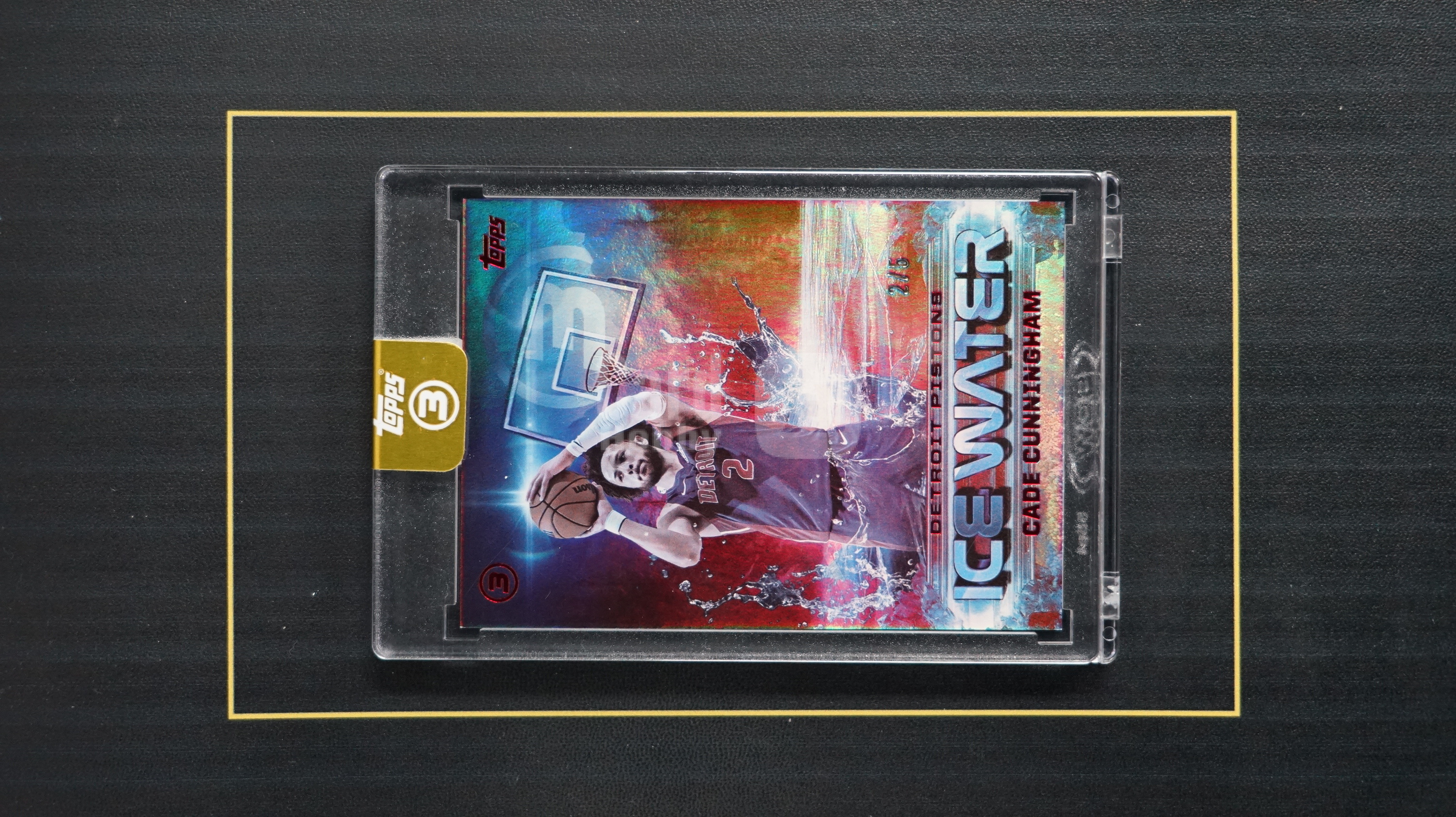 Three Cade 2026 Topps Three Cade Cunningham Topps 3 活塞 CC 康宁汉姆 坎宁安 5编 红平行 ice ...