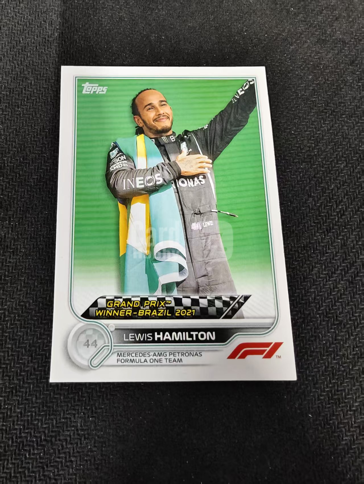 2022 Topps Chrome F1 Lewis Hamilton 刘易斯 汉密尔顿 AMG梅赛德斯奔驰 划痕 边角瑕疵 @169