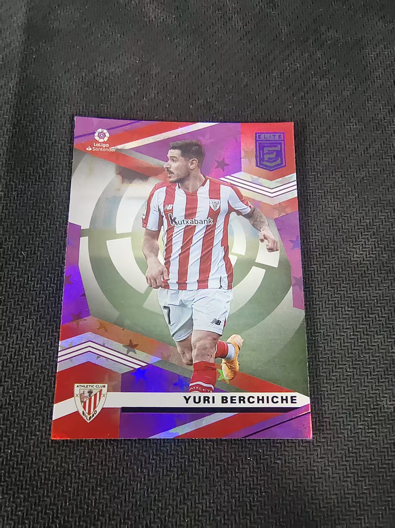 【可合并,不累计】2020-21 Panini Chronicles Yuri Berchiche 尤里 贝尔基切 西甲 毕尔巴鄂 星星折 编年史 划痕 边角瑕疵 #24
