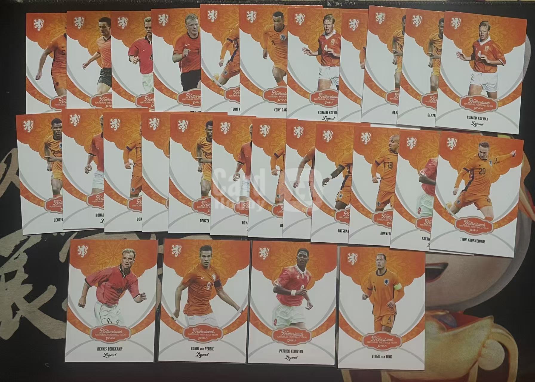 2024 DAKA daka Virgil van Dijk 范戴克 范佩西 克鲁伊维特 德弗莱 博格坎普 德波尔 荷兰国家队 daka 27张打包 值得收藏（猴子卡社）