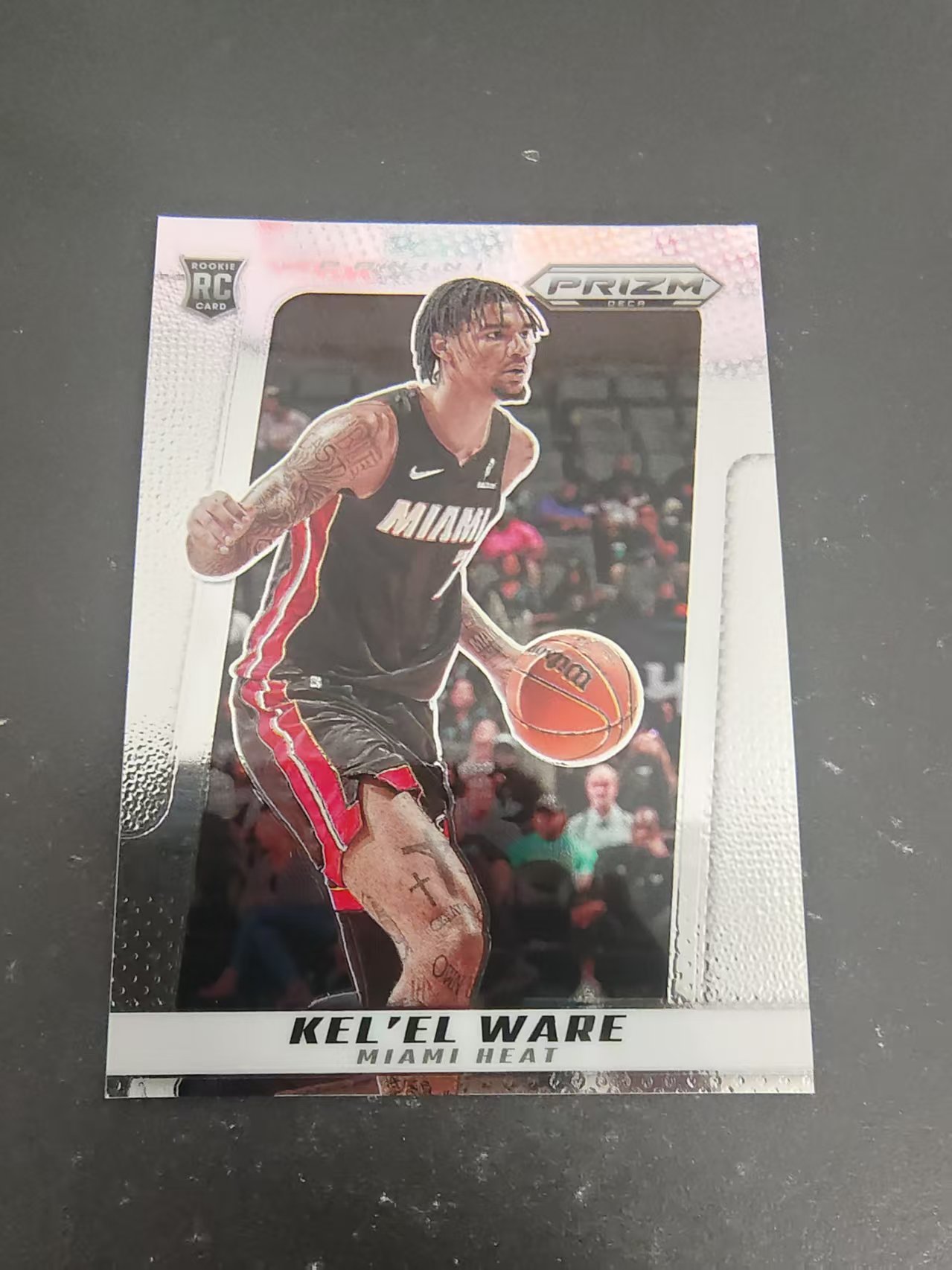【可合并,不累计】2024-25 Panini Prizm Kel'el Ware RC Pz deca 复刻 热火 新秀 凯莱尔 威尔 划痕 边角瑕疵 #79