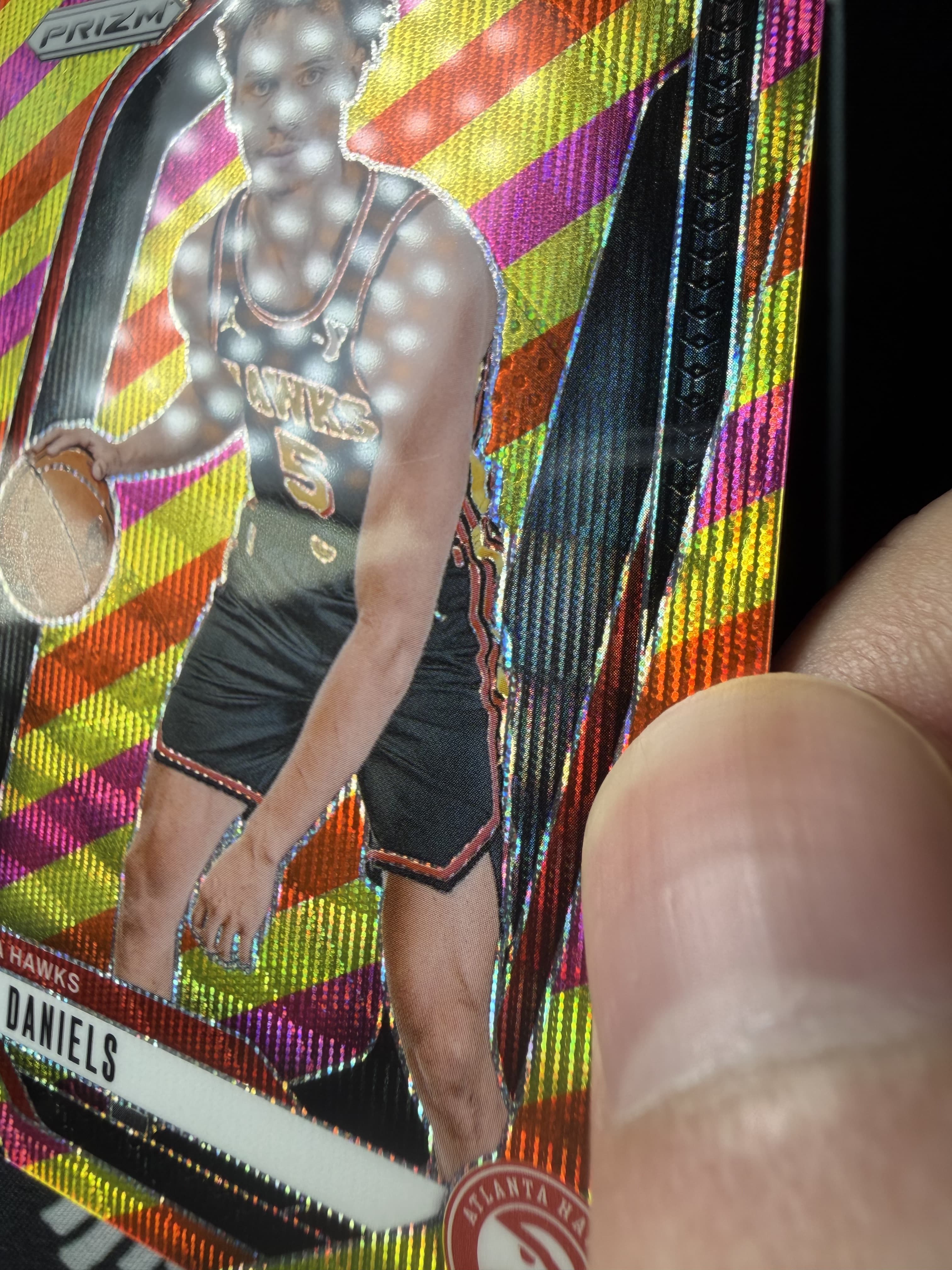 【易文拍卖 超级回款】2024-25 Panini Prizm Pz 男篮 DYSON DANIELS 鹈鹕 丹尼尔斯 43/88编 三色波纹折 糖果折 #Yung