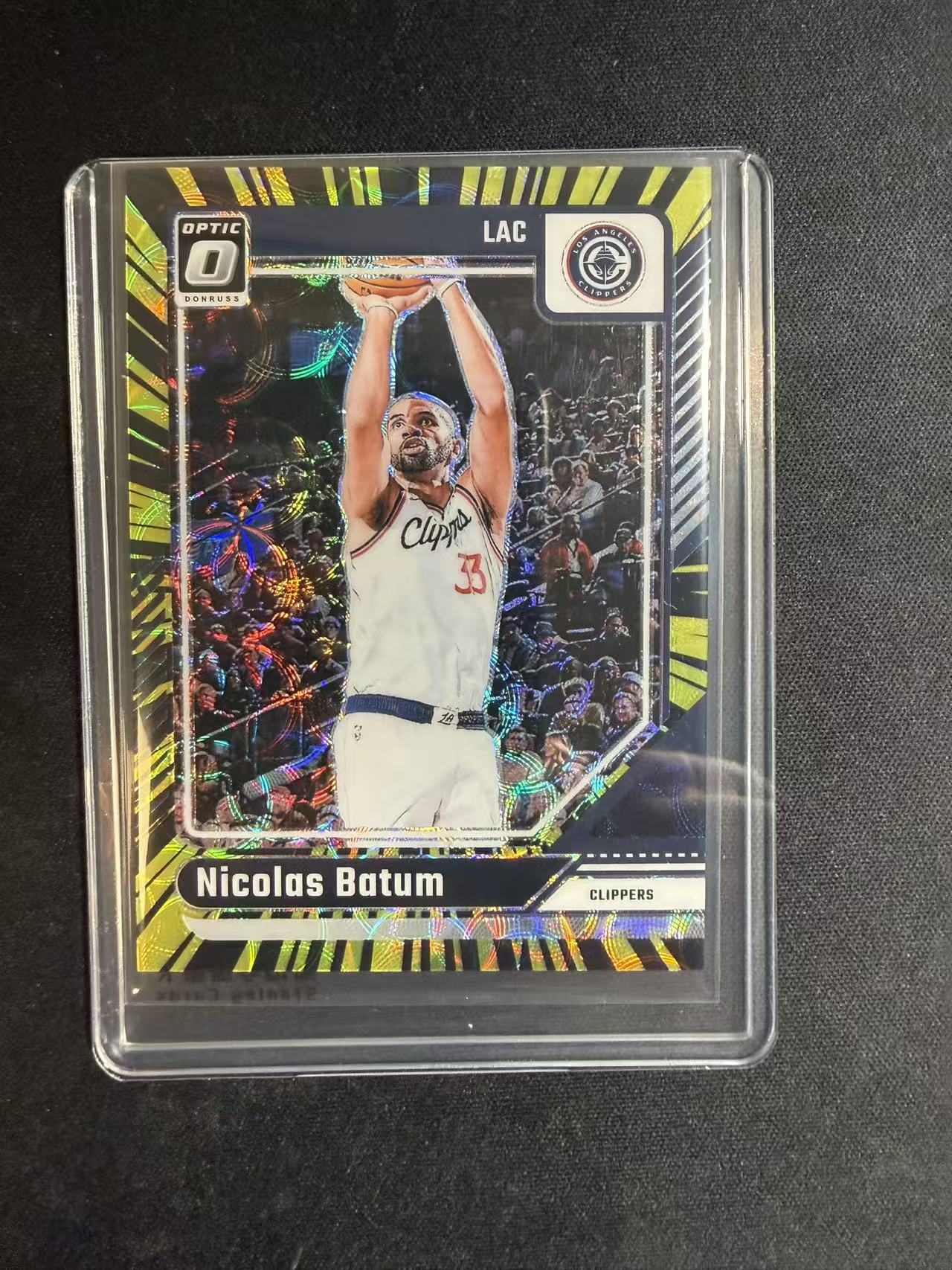 2024-25 Panini Donruss Optic Nicolas Batum 杜蕾斯op 快船 尼古拉斯 巴图姆 巴通姆 75编 黑金圈圈折 卡品如图 不保卡品 介意勿拍