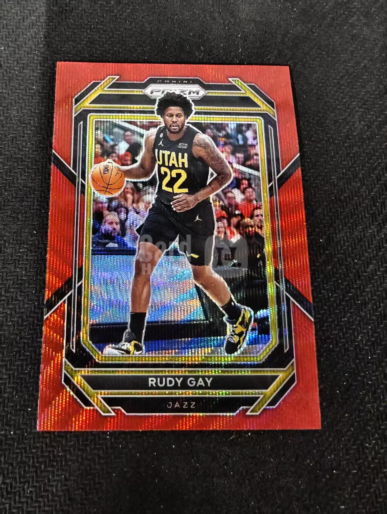 2022-23 Panini Prizm Rudy Gay 鲁迪 盖伊 爵士 红波纹 PZ 划痕 边角瑕疵 #47