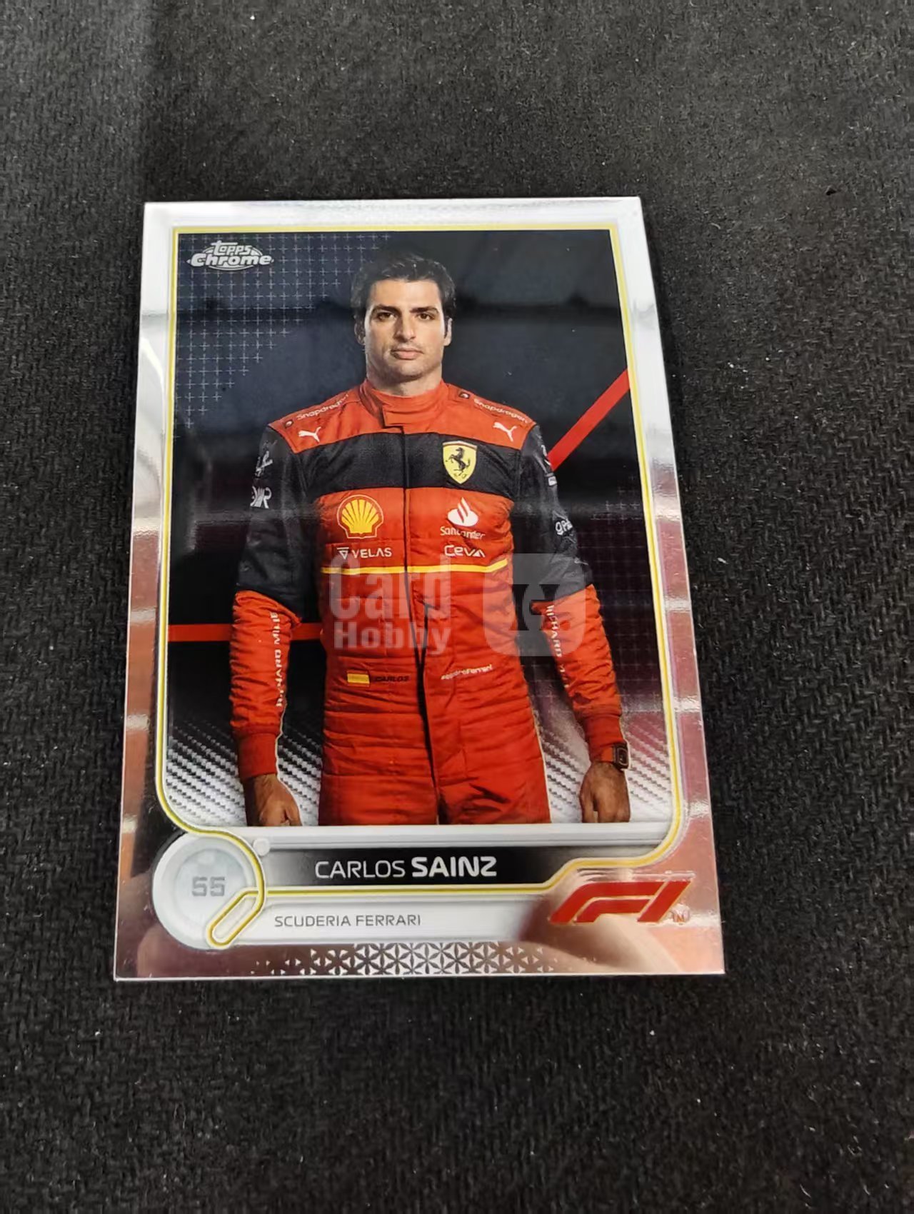 2022 Topps Chrome F1 Carlos Sainz 卡洛斯 塞恩斯 法拉利 划痕 边角瑕疵 #29