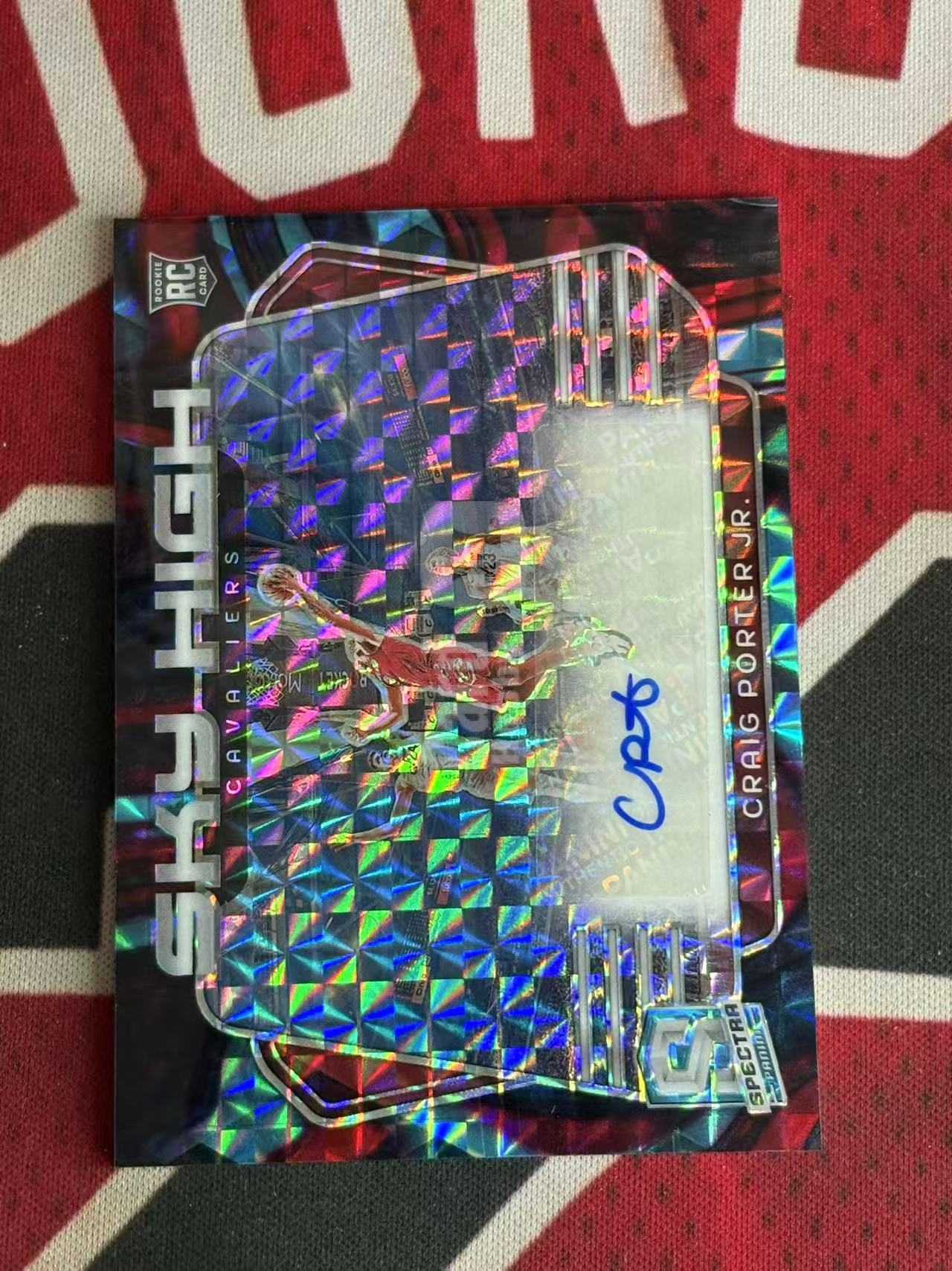 2023-24 PANINI SPECTRA Craig Porter Jr. 光谱系列 骑士 新秀RC 小克雷格波特 75编 签字卡 飞升签 马赛克折 折射 专收凑套必备【烂臭嘴拍卖】