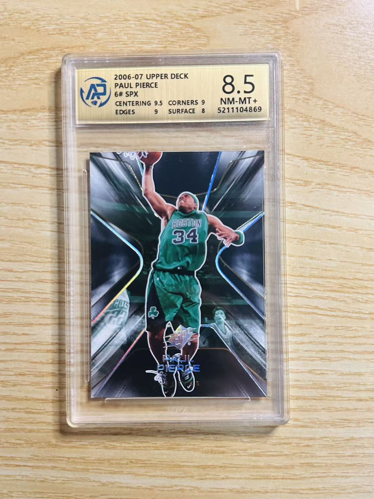 2006-07 Upper Deck SPx Paul Pierce 嘿嘿代卖 UD 保罗 皮尔斯 老卡 老特 真理 凯尔特人 RPA8.5 收藏必备