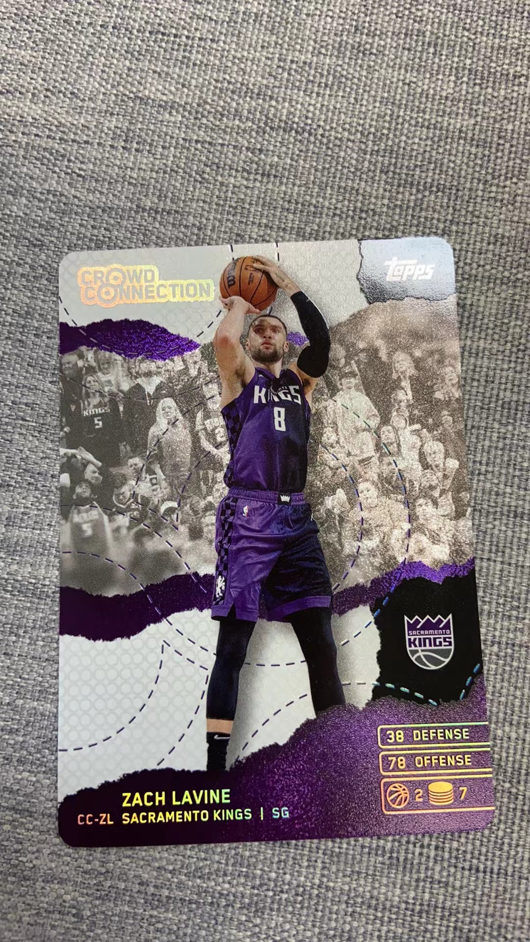 2025 Topps NBA MATCH ATTAX ZACH LAVINE 扎克 拉文 游戏版 硬通货 凑套必备 收藏必备