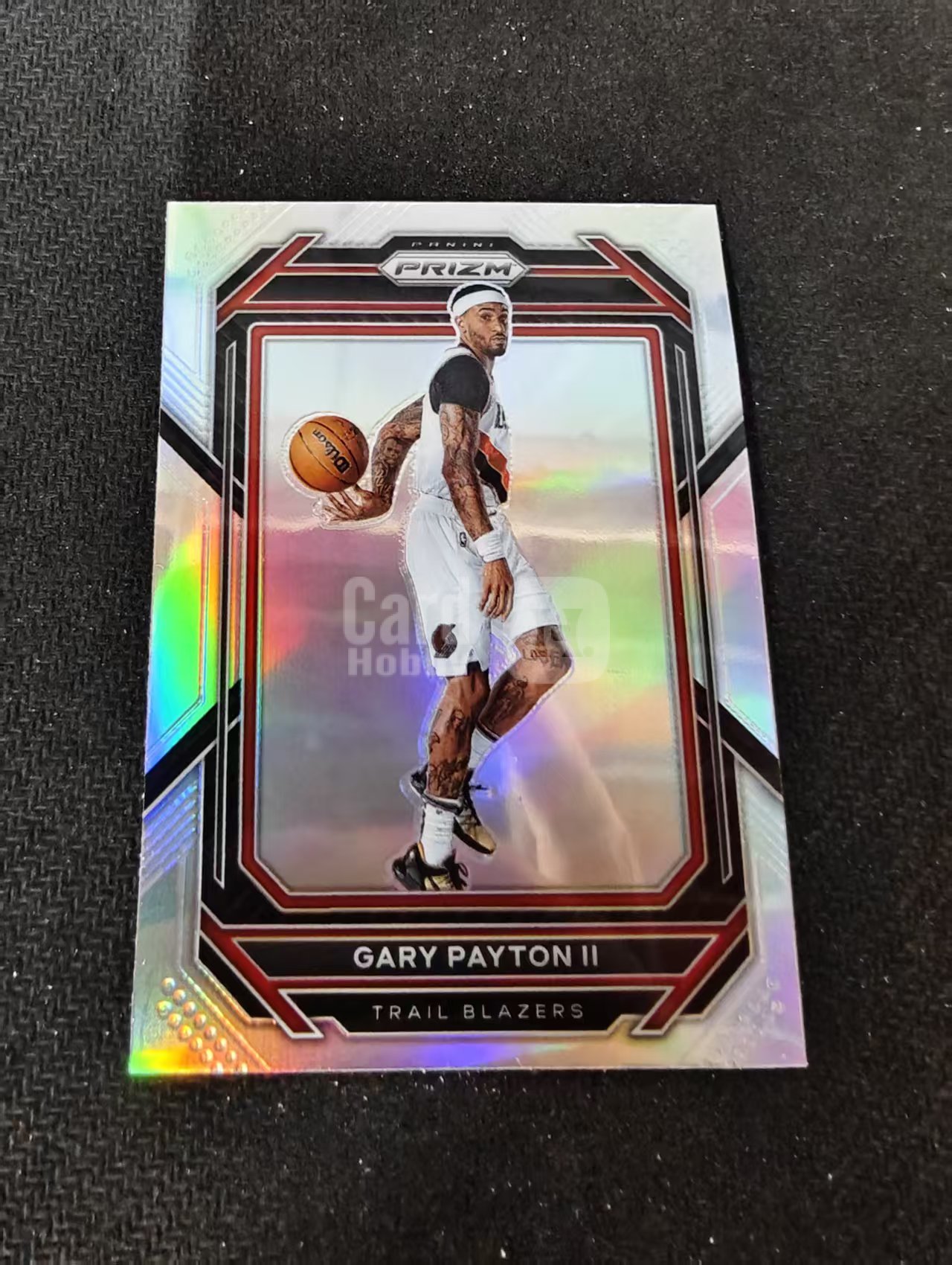 2022-23 Panini Prizm Gary Payton II 加里 佩顿二世 开拓者 银折 PZ 划痕 边角瑕疵 #50