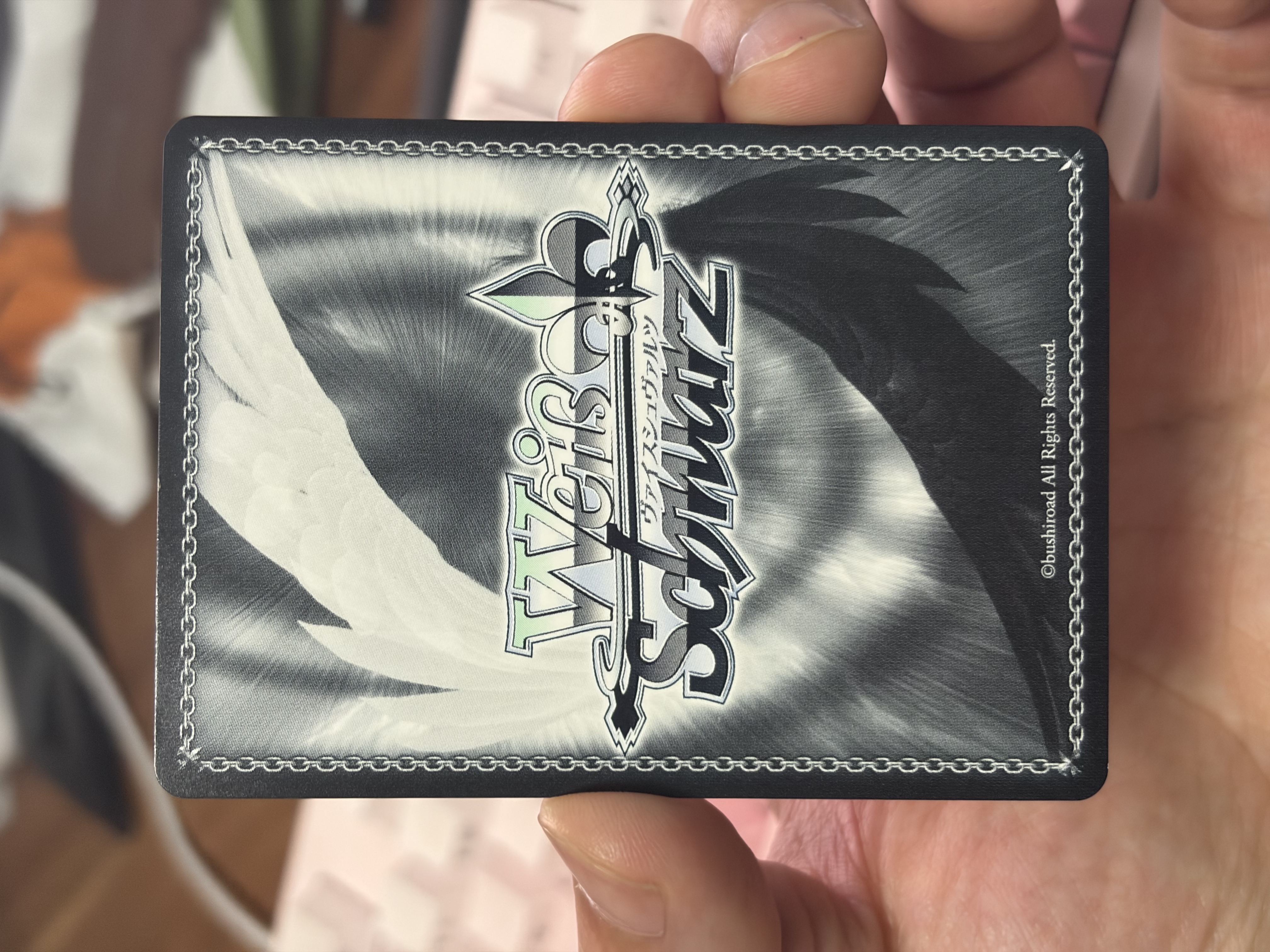Weiss Schwarz WS 黑白双翼 简中 BanG Dream! MyGO!!前进之后的景色 千早爱音SP 金签 签字 印签 妹卡 品相如图,背面有白点