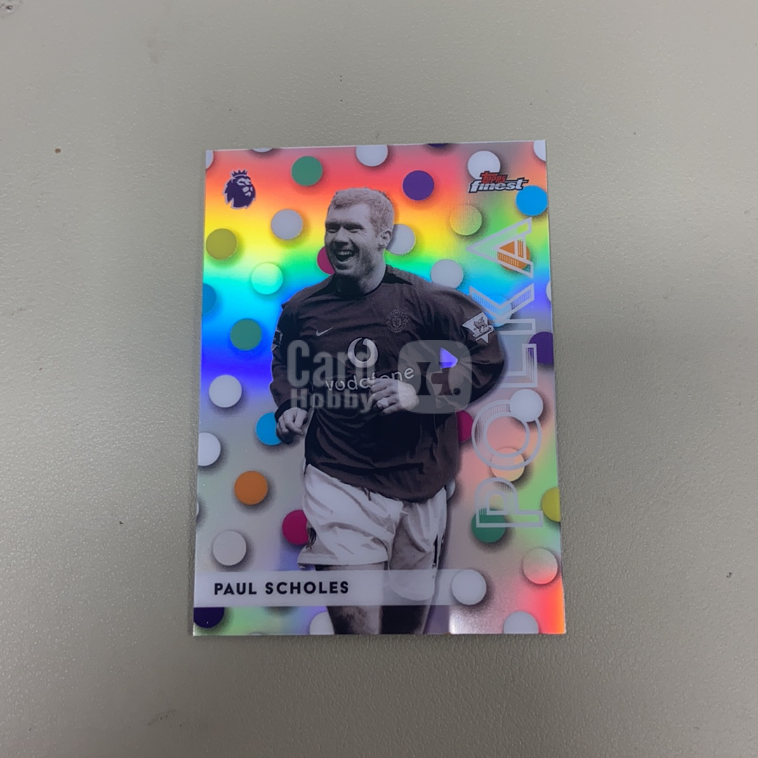 【小牛代拍】2026 Topps Finest Paul Scholes 欧冠 英超 球星卡 折射 传奇 曼联 斯科尔斯 波尔卡 POLKA 大比例 卡品如图(polo)