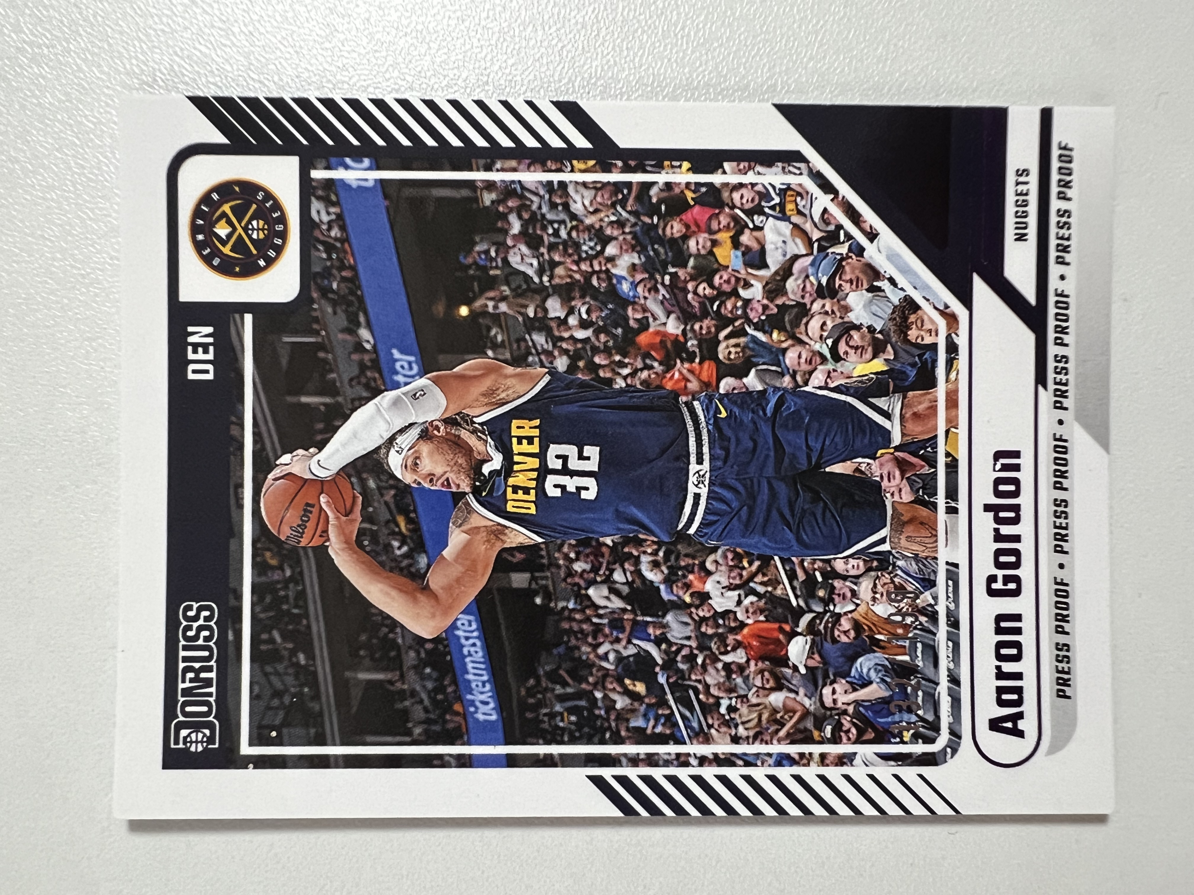 2024-25 Panini Donruss Aaron Gordon 132/199编 阿隆戈登 掘金 杜蕾斯op HH02 收藏凑套 卡品如图