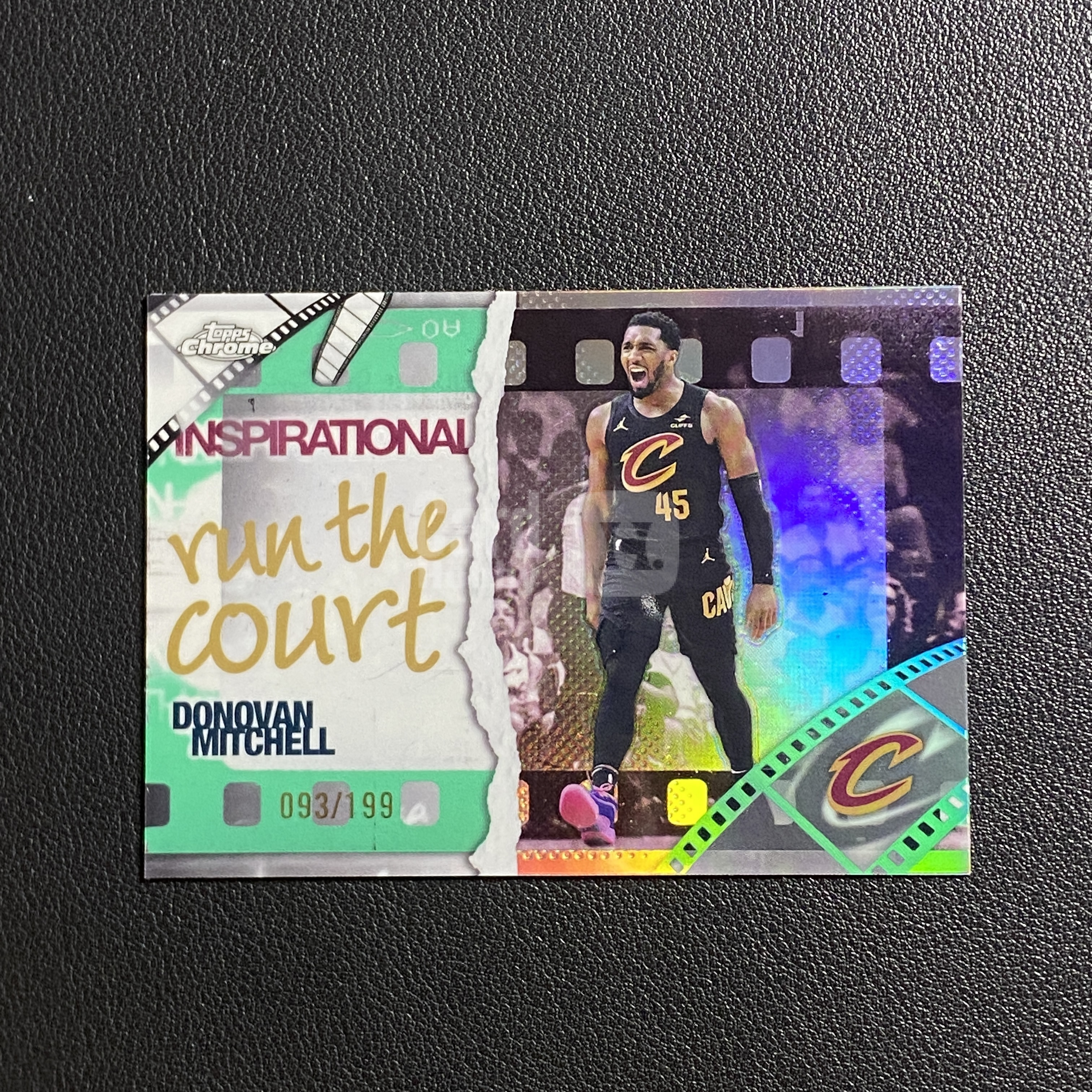 【伦子】2025 TOPPS CHROME 骑士 DONOVAN MITCHELL 多诺万 米切尔 199编 青折 自我描述特卡 INSPIRATIONAL 瑕疵见图 SAMM-11