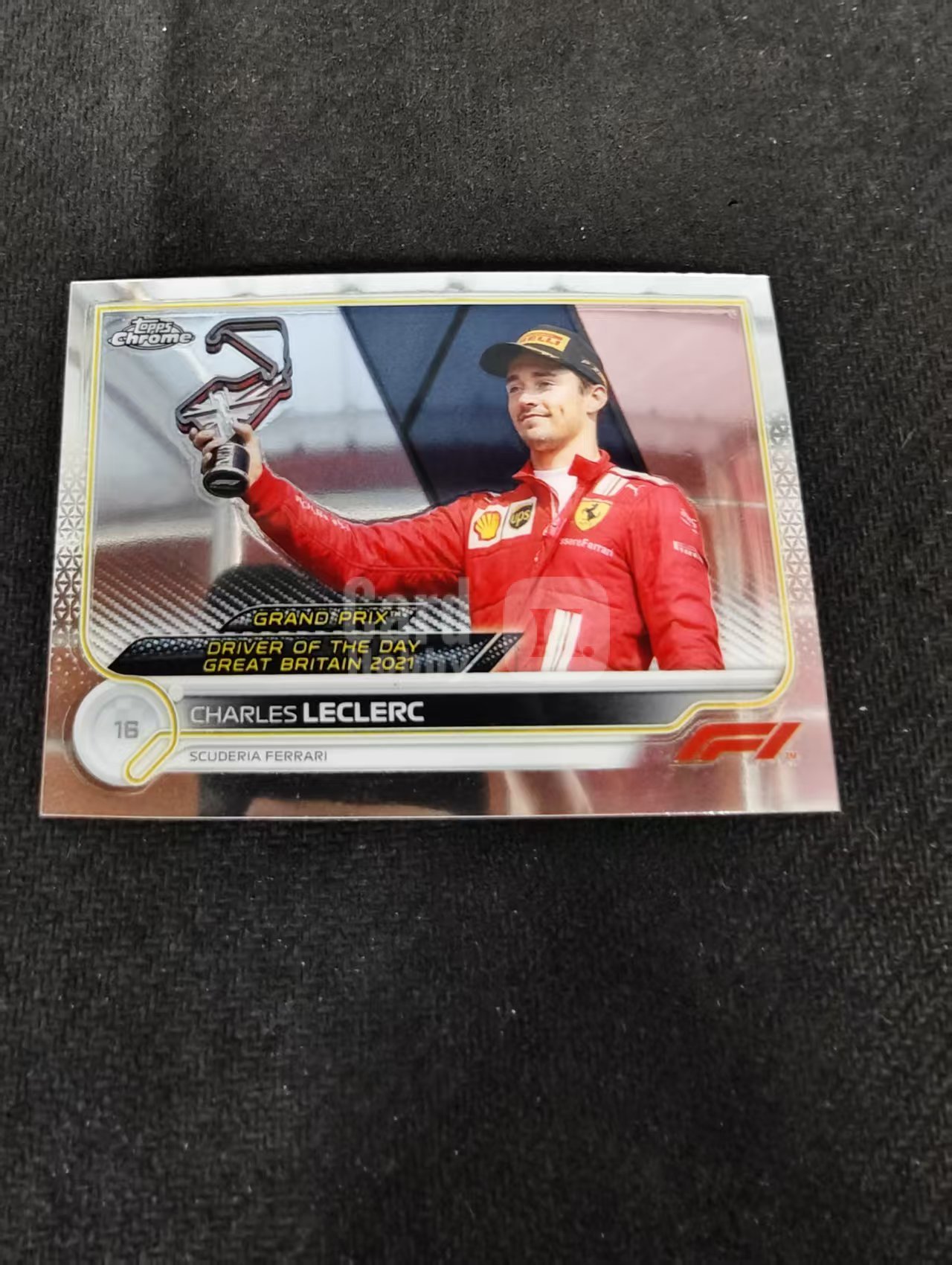 2022 Topps Chrome F1 Charles Leclerc 勒克莱尔 法拉利车队 划痕 边角瑕疵#182