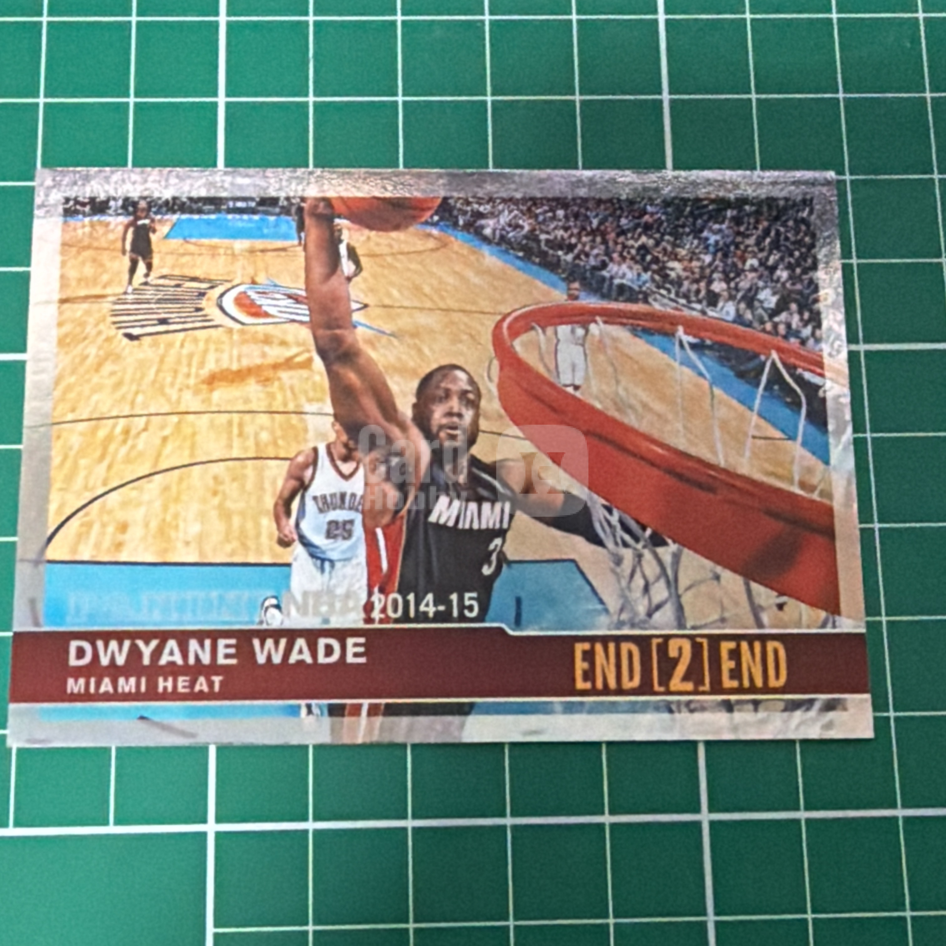 2014-15 Panini Americana Dwyane Wade S.p.a. 闪电侠 德维恩韦德 DW 热火 闪卡 横版特卡 篮圈 精美选图 多年老卡 绝版卡 稀有大比例 End2End