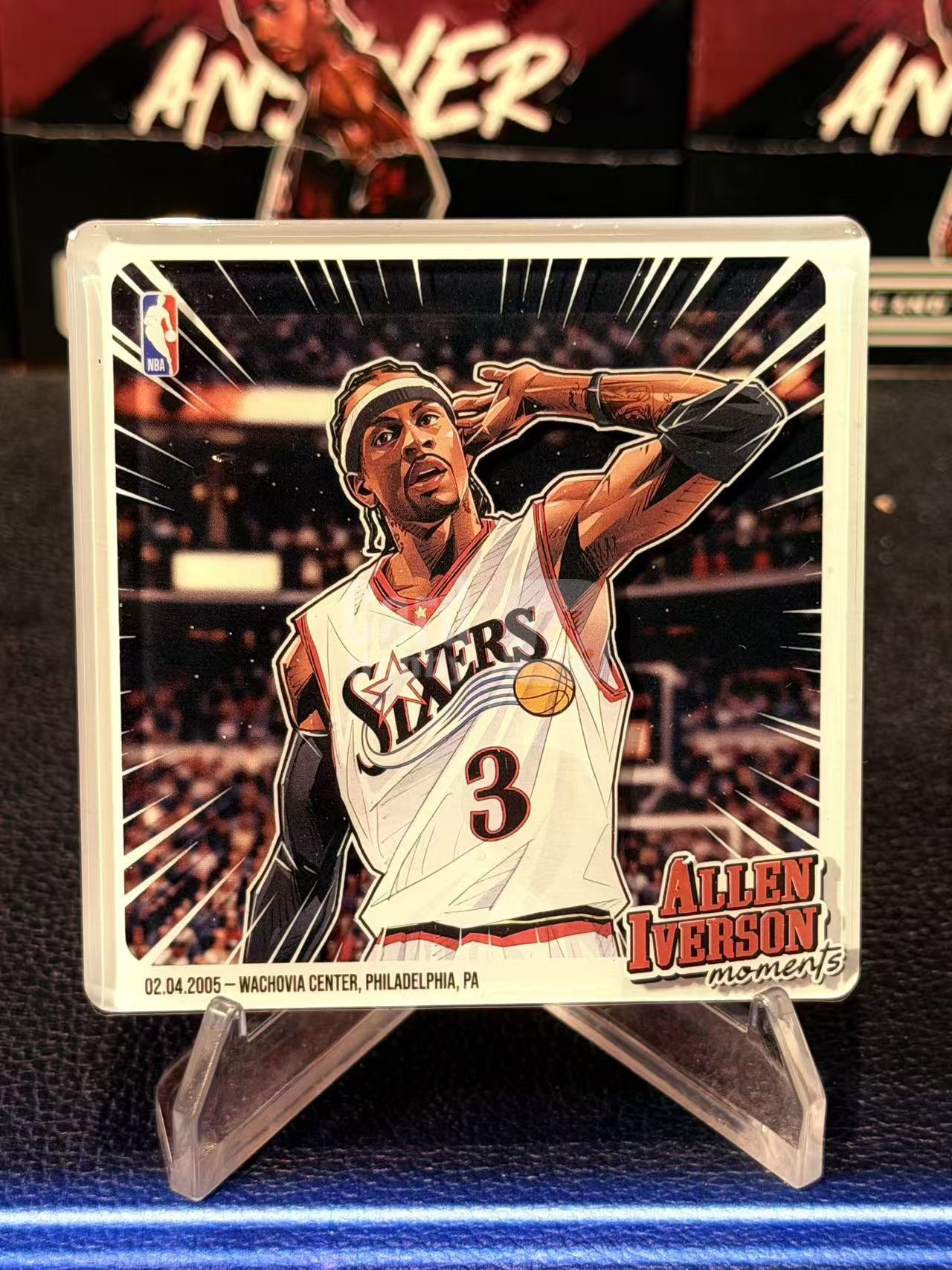 2026 Nuts Collect 艾弗森时刻系列磁吸贴 Allen Iverson 答案 冰箱贴 4