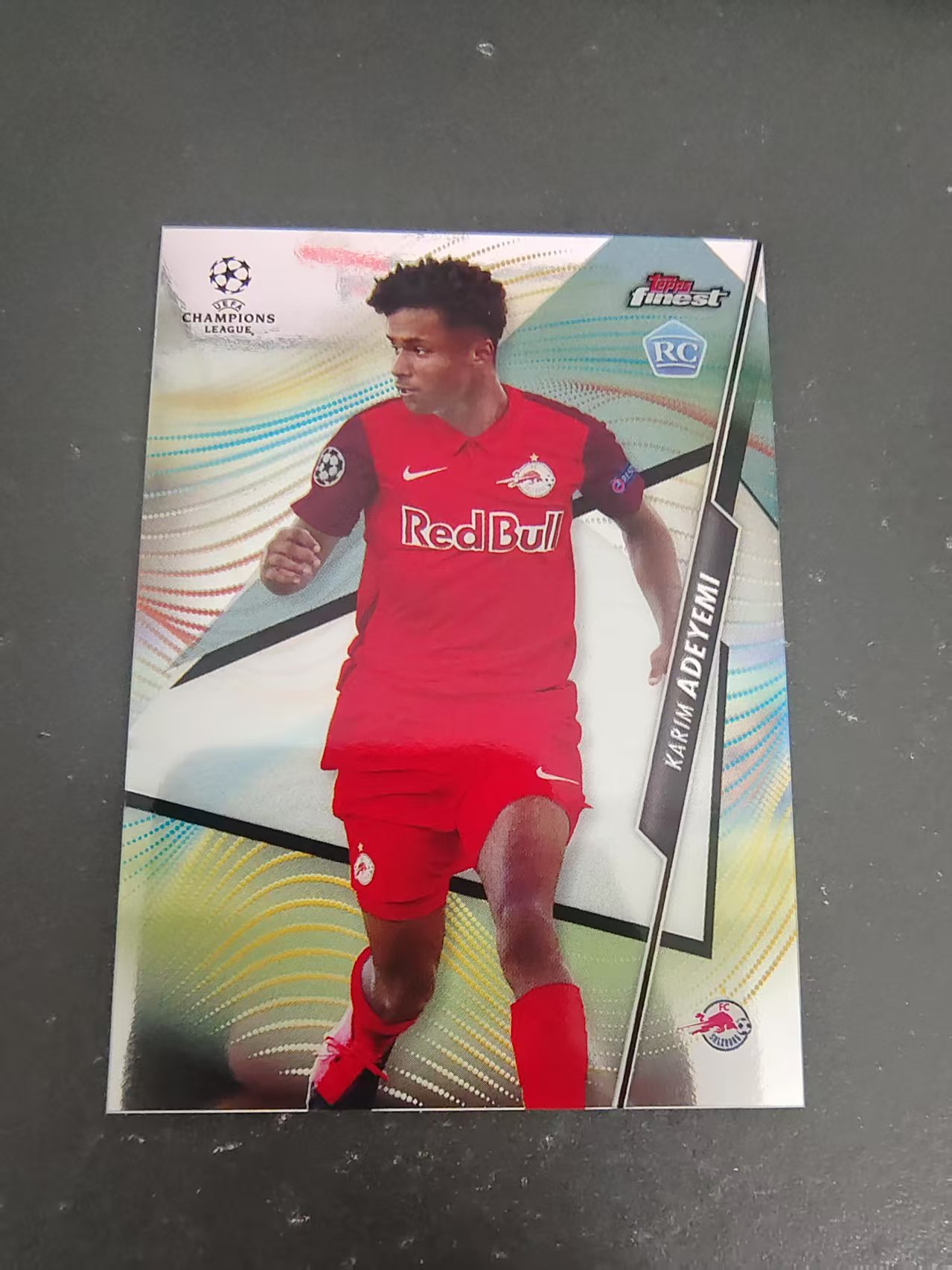 【可合并,不累计】2021 Topps Finest Karim Adeyemi RC 欧冠 卡拉姆 安德米 新秀 红牛 划痕 边角瑕疵 #93