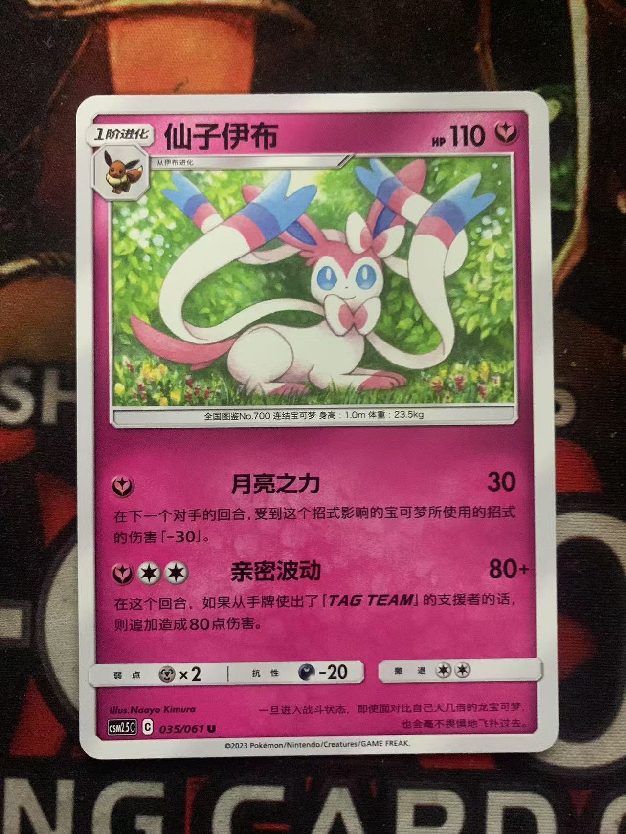 2024 Pokemon TCG 1 仙子伊布 chs 宝可梦 简中 木水拍卖第一百六十期