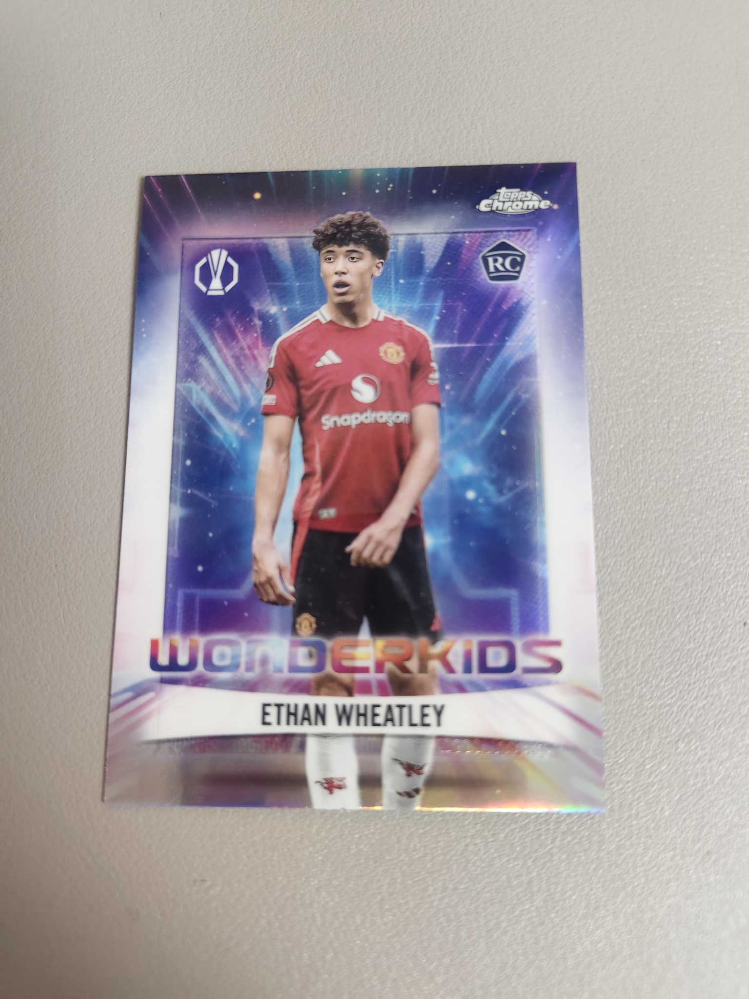 【佩妮拍卖】2025 ToppsChrome 最新欧冠TC ETHAN WHEATLEY RC 伊森 惠特利 新秀 曼联 英格兰 特卡 卡品如图 拍前请阅读描述 tiamo0516