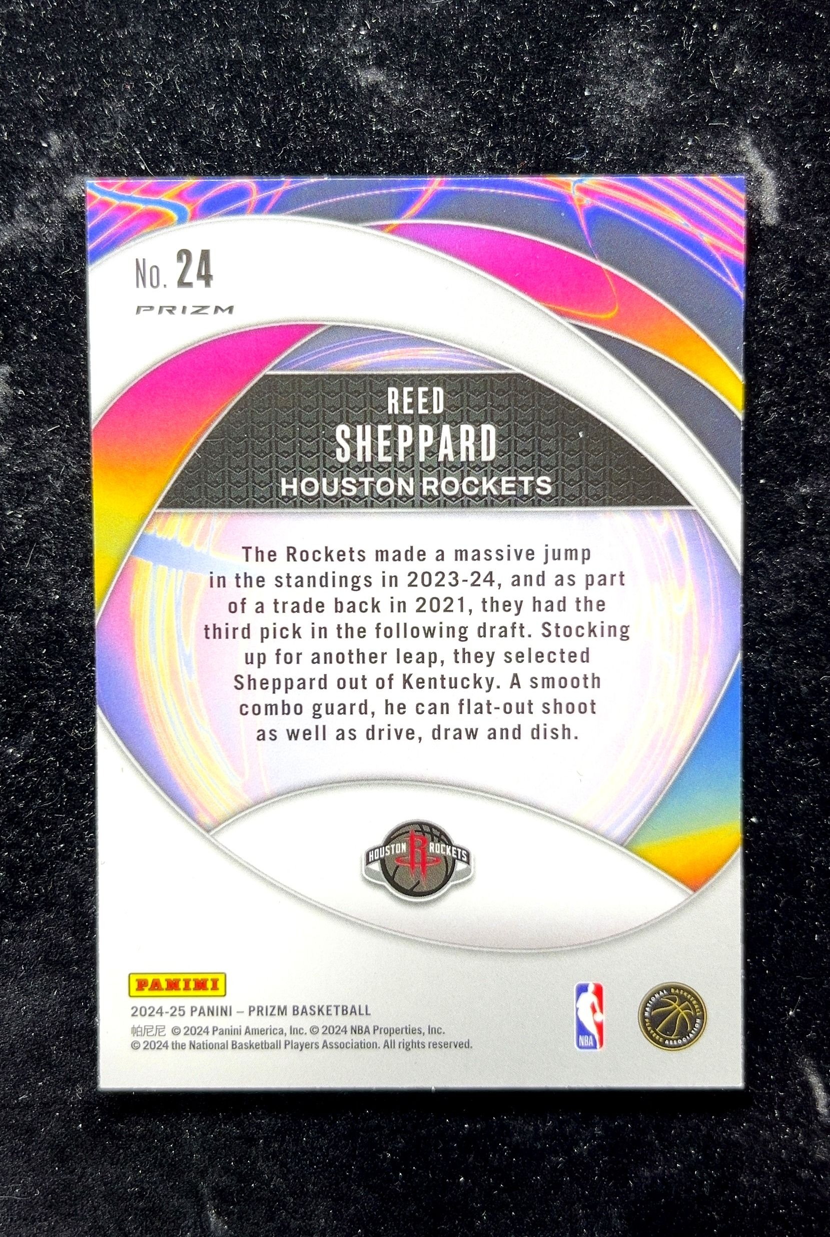 【小白1%代卖】2024 Panini Impact Instant 即时 Reed Sheppard 里德·谢帕德 银折 银平行 折射 新秀 RC 卡品如图 高价值 #24 0702
