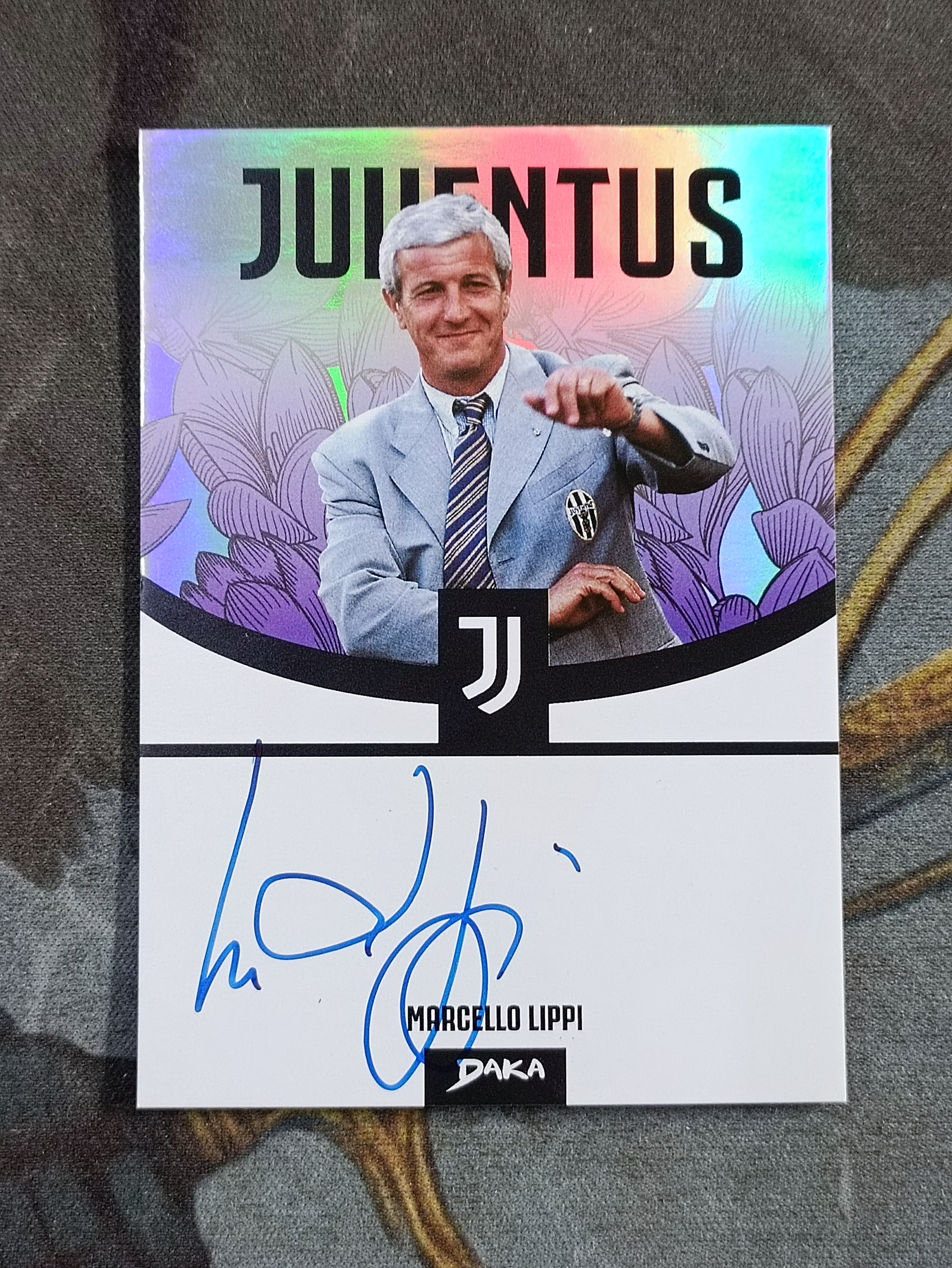 2025 DAKA Juventus Marcello Lippi 马尔切洛·里皮 教练签 亲笔签名签字 卡签 尤文图斯 足球 达咖(品墨见大图微瑕)《苏州卡通》【ANDY】