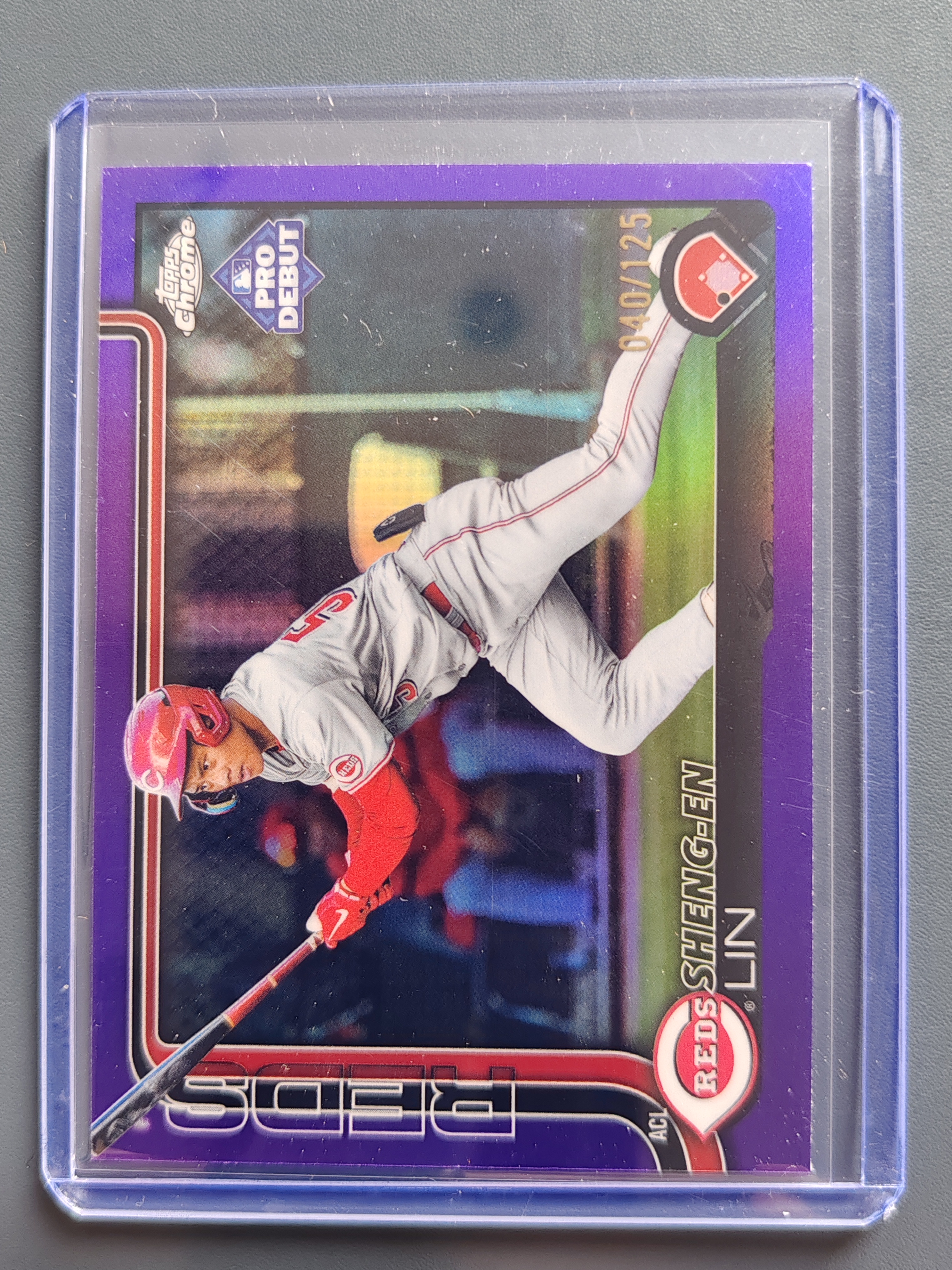 2025 Topps Pro Debut Sheng-en Lin 林圣恩 125编!紫折!【9527】