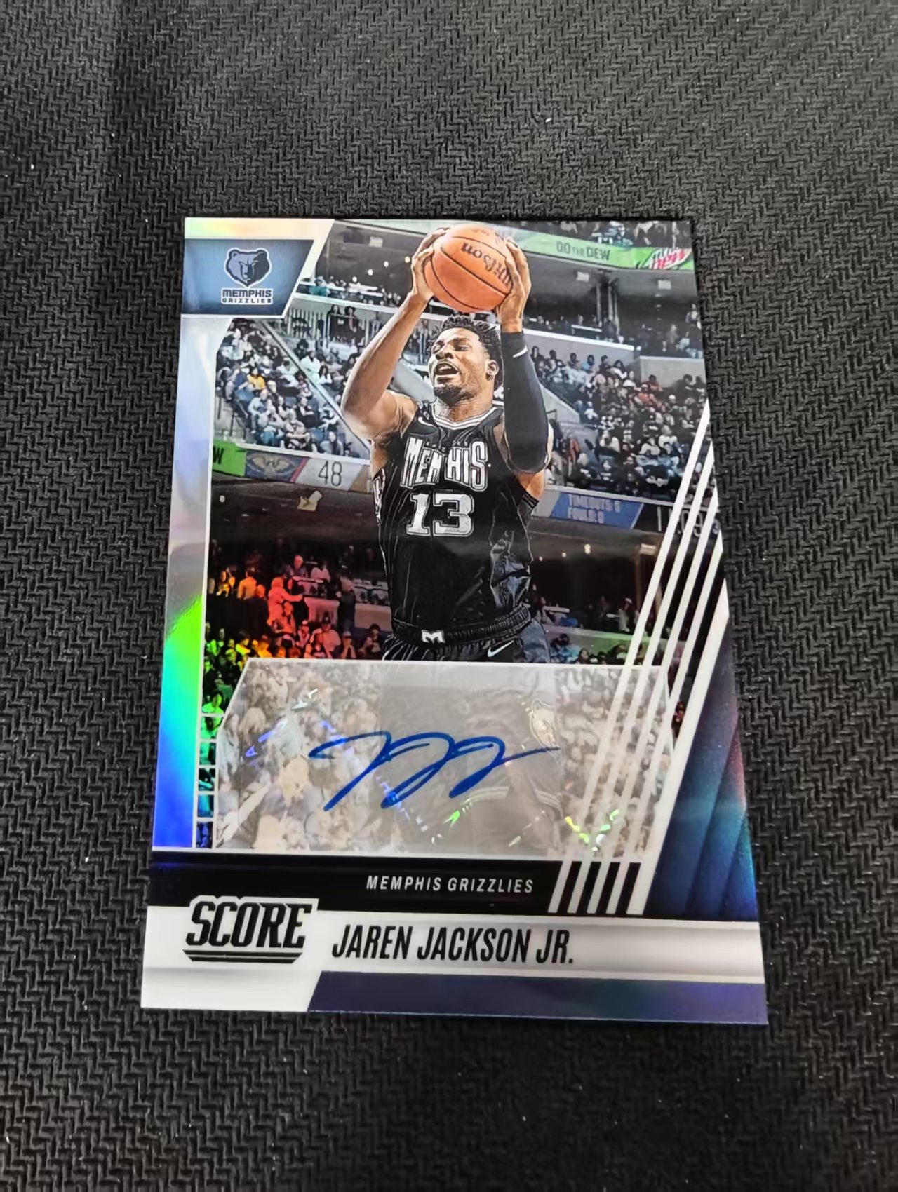 【汽水拍卖】2022-23 Panini Chronicles Jaren Jackson Jr. 小贾伦 杰克逊 灰熊 编年史 签字 银折 微瑕如图