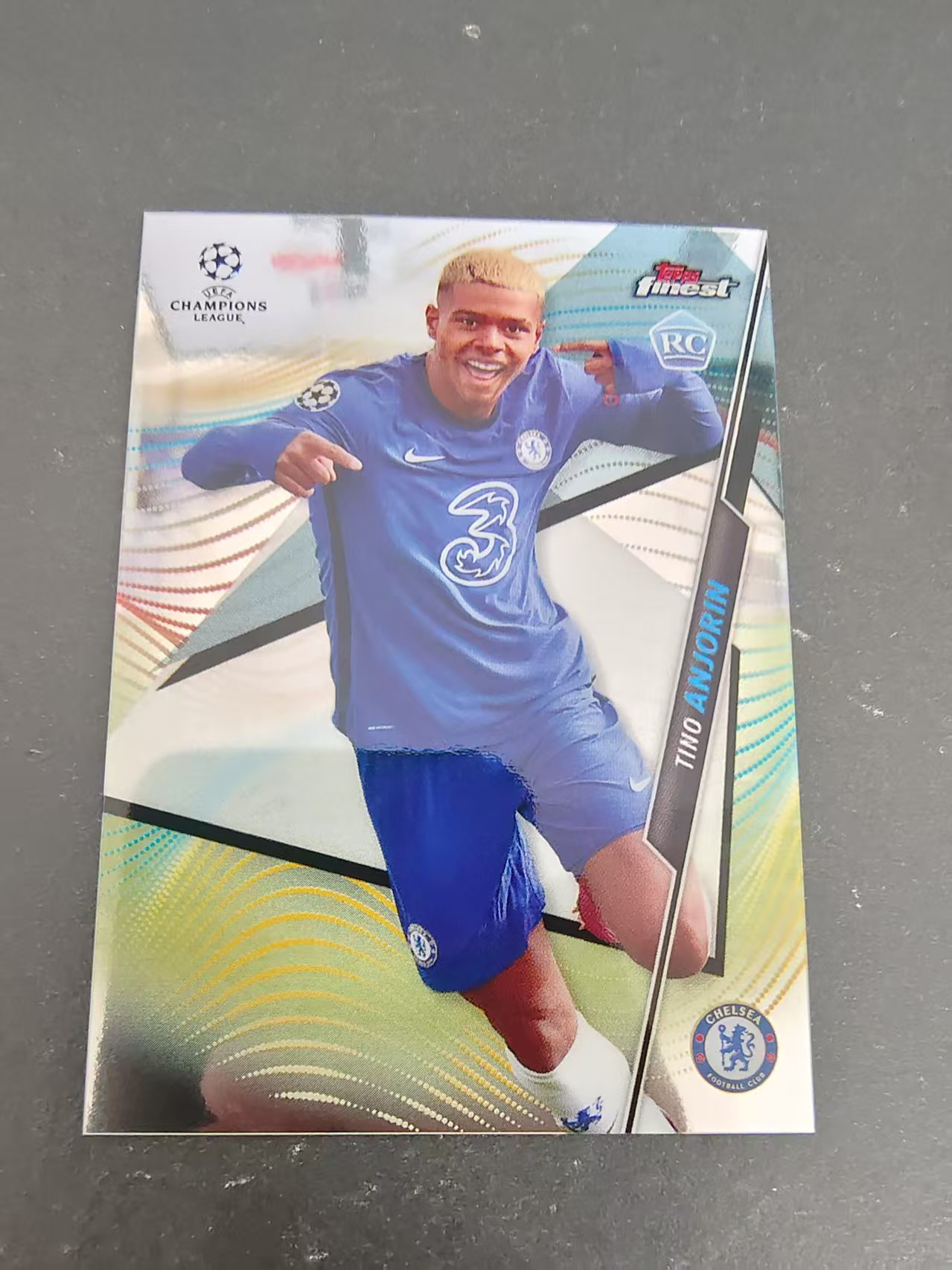 【可合并,不累计】2021 Topps Finest Tino Anjorin RC 安乔林 RC新秀 切尔西 欧冠 划痕 边角瑕疵 #39
