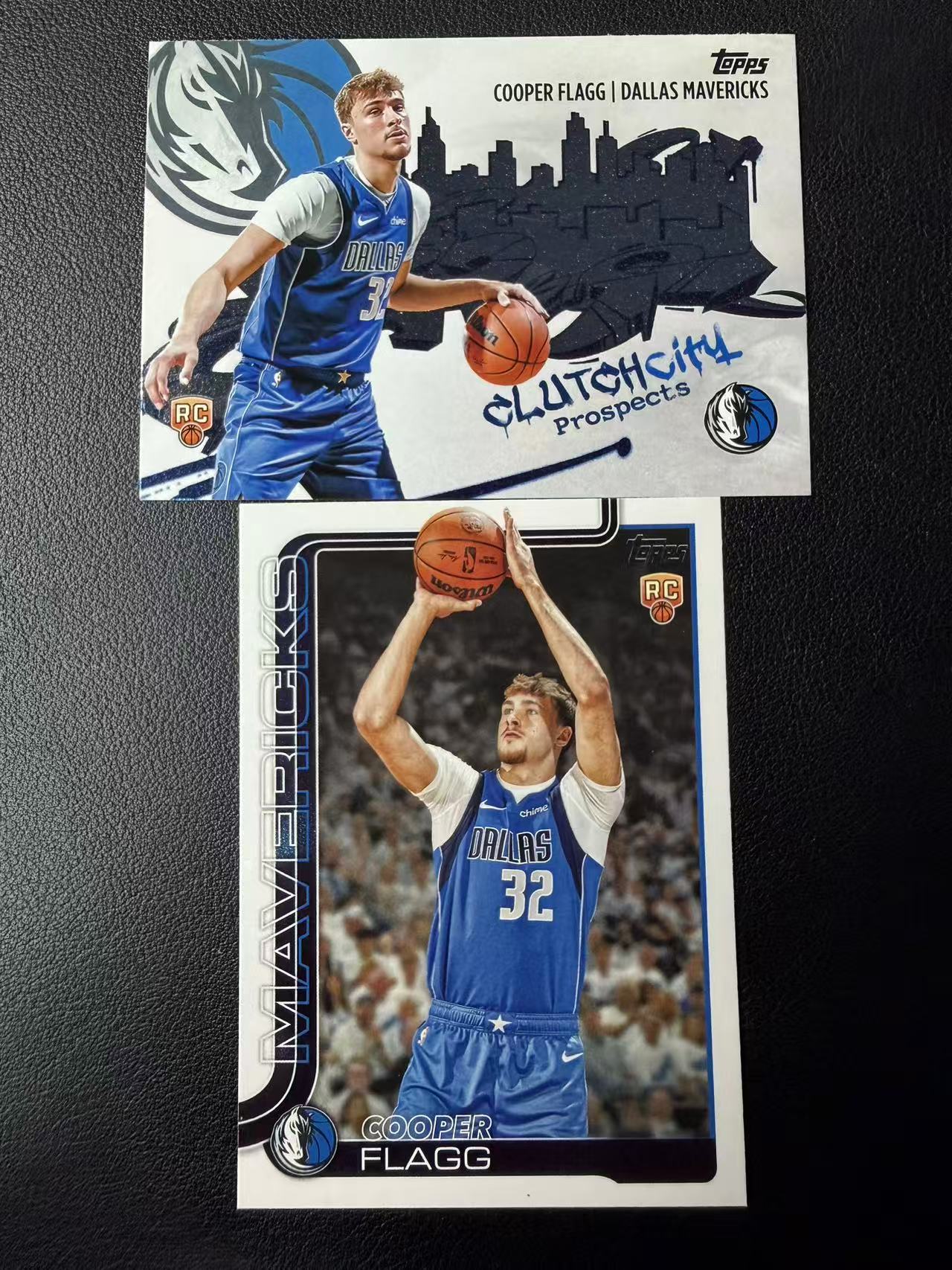 2025-26 Topps Flagship Cooper Flagg RC 独行侠 新秀年 库珀 弗拉格 城市 特卡 base 两张打包 状元 卡品如图(Peter)2