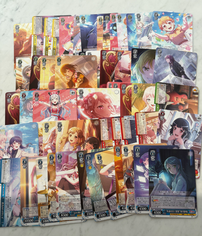 Weiss Schwarz 黑白双翼 日版 ja 豪华补充包 BanG Dream! 10周年 普卡全套1-60 齐全 #6