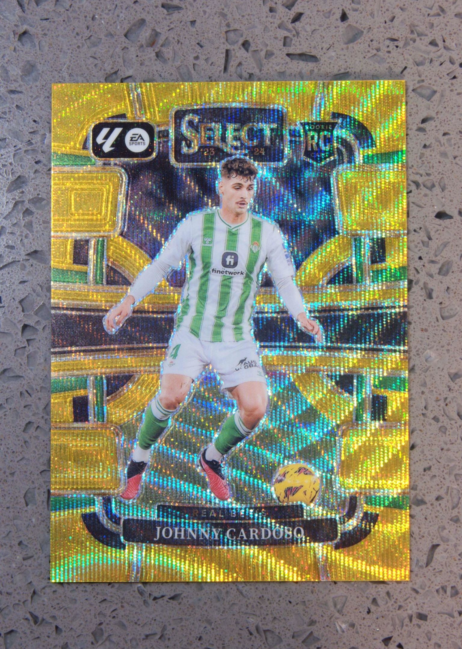 Carte Panini La Liga Select 2024-25 – Johnny Cardoso (Real Betis) Damier Bronze /59