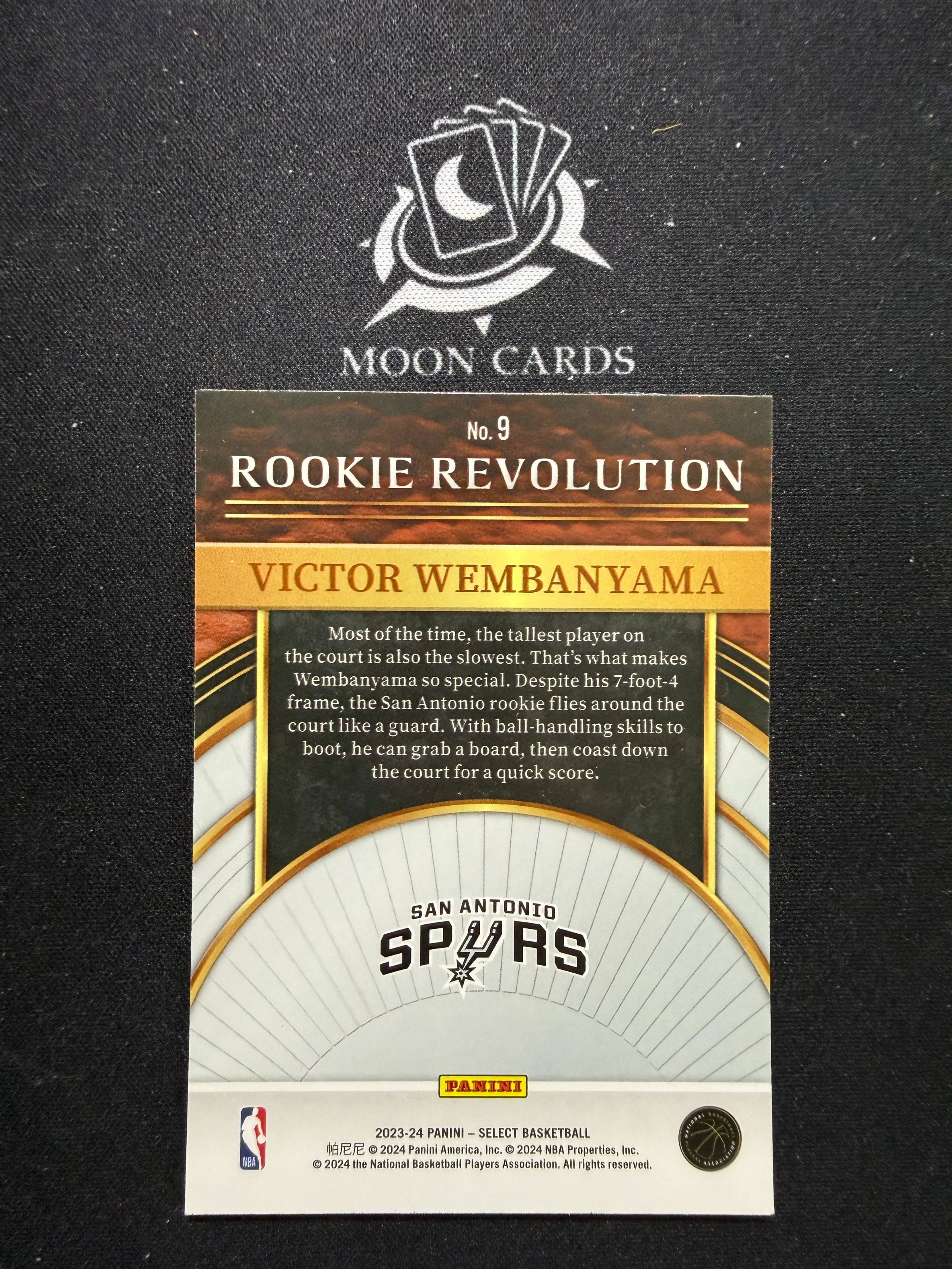 【梦卡拍卖】 2023-24 Panini select Victor Wembanyama 维克托 文班亚马 马刺 新秀 特卡 细节如图 #Ci# 三金31