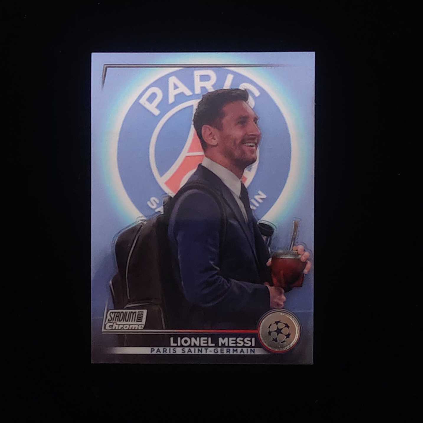 2021-22 Panini Stadium Club Chrome Lionel Messi 欧冠 竞技场 球王 巴萨 巴塞罗那 梅西 base 卡品如图 收藏必备