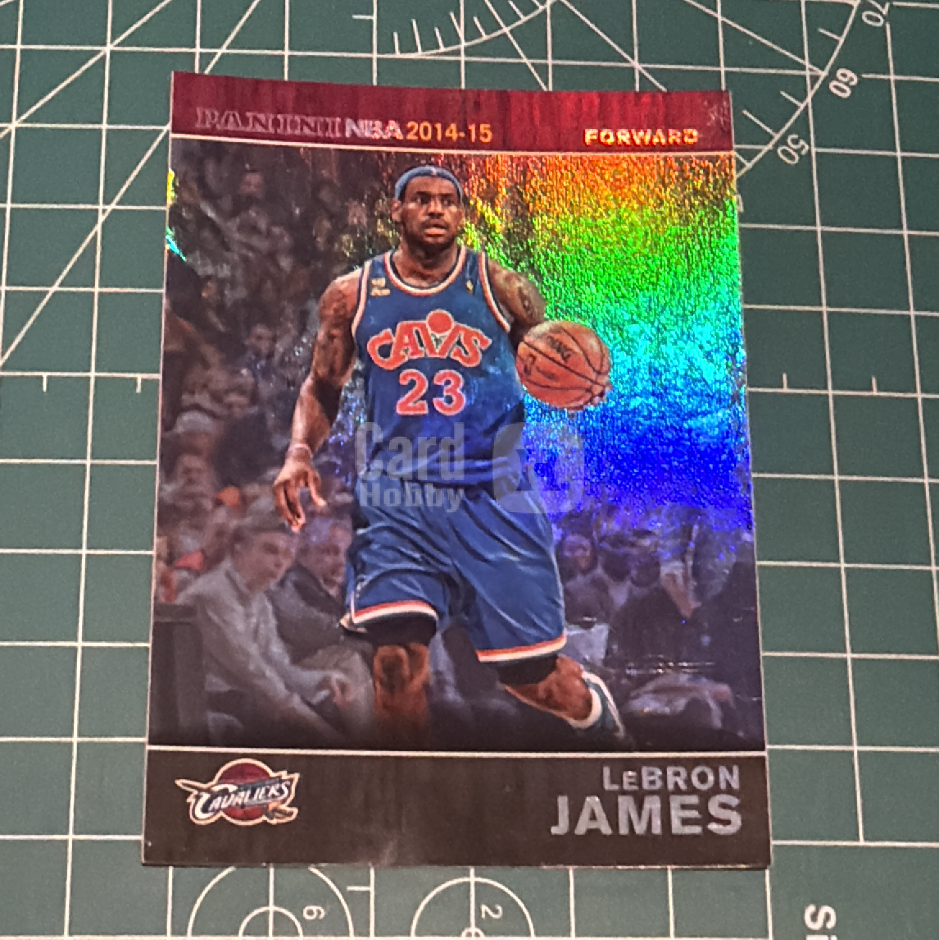 2013-14 Panini Americana LeBron James S.p.a. 勒布朗詹姆斯 小皇帝 LBJ 折射 银折 老北京 总决赛选图 闪卡 特卡 十年老卡 绝版卡 稀有大比例 角瑕