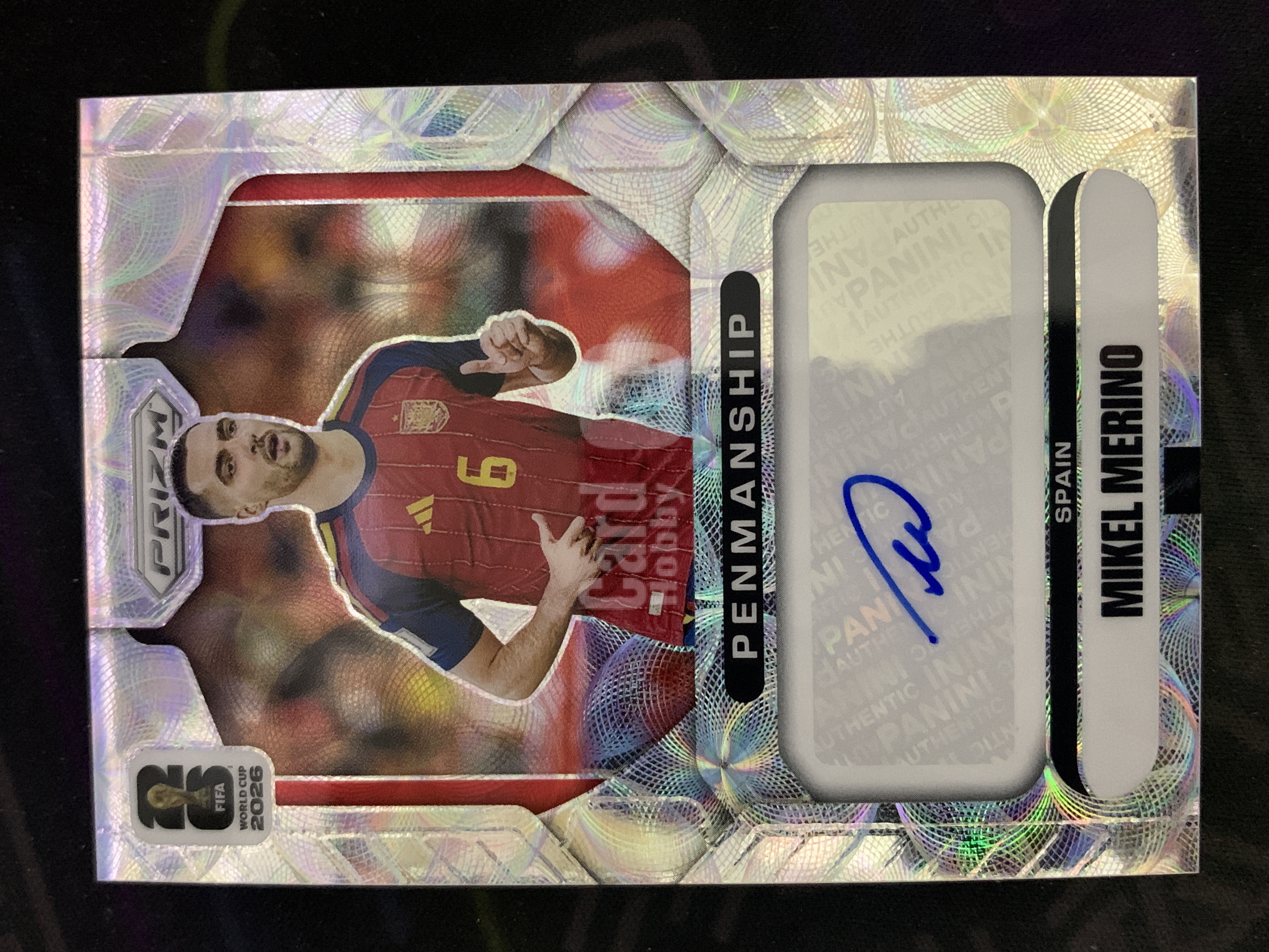 【一分钱Penny】2026 Panini Prizm FIFA World Cup 世界杯 Mikel Merino 梅里诺 圈圈折 签字 西班牙 #XXM