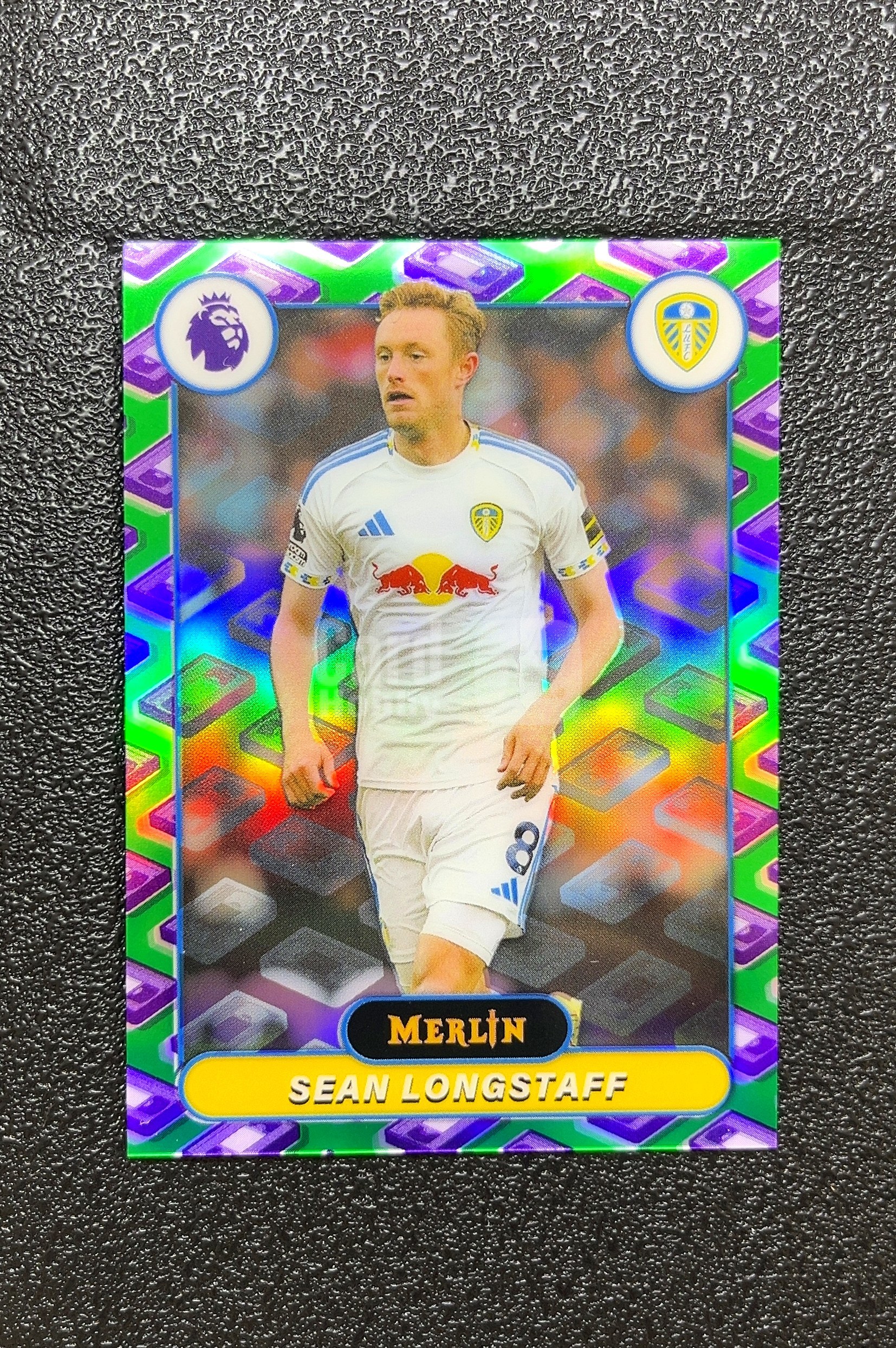 【岛屿拍卖】2026 Topps Merlin Sean Longstaff 肖恩·朗斯塔夫 磁带折 折射 卡品如图 高价值 #105 Leeds United 利兹联 0001#55