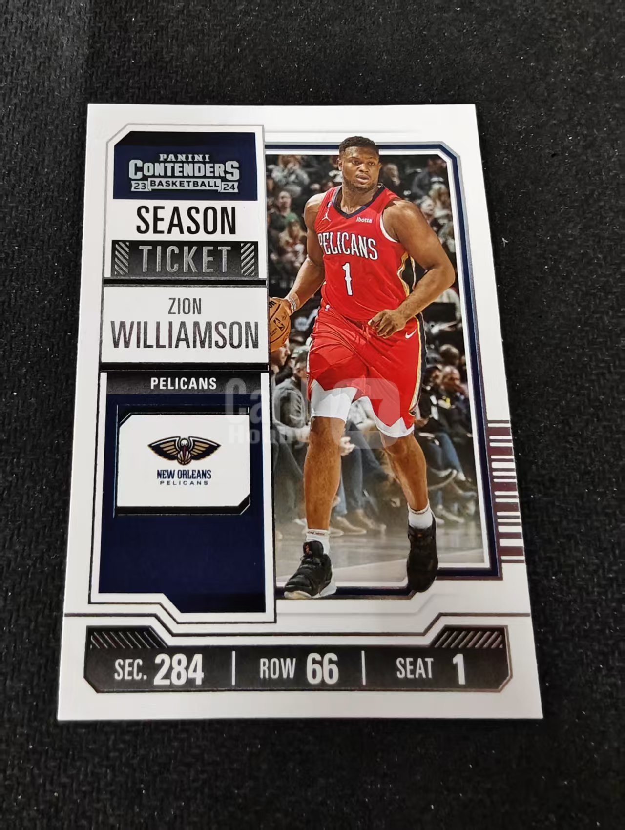 【可合并,不累计】2023-24 Panini Contenders Zion Williamson 锡安 威廉姆森 鹈鹕 球票 边角瑕疵 #79