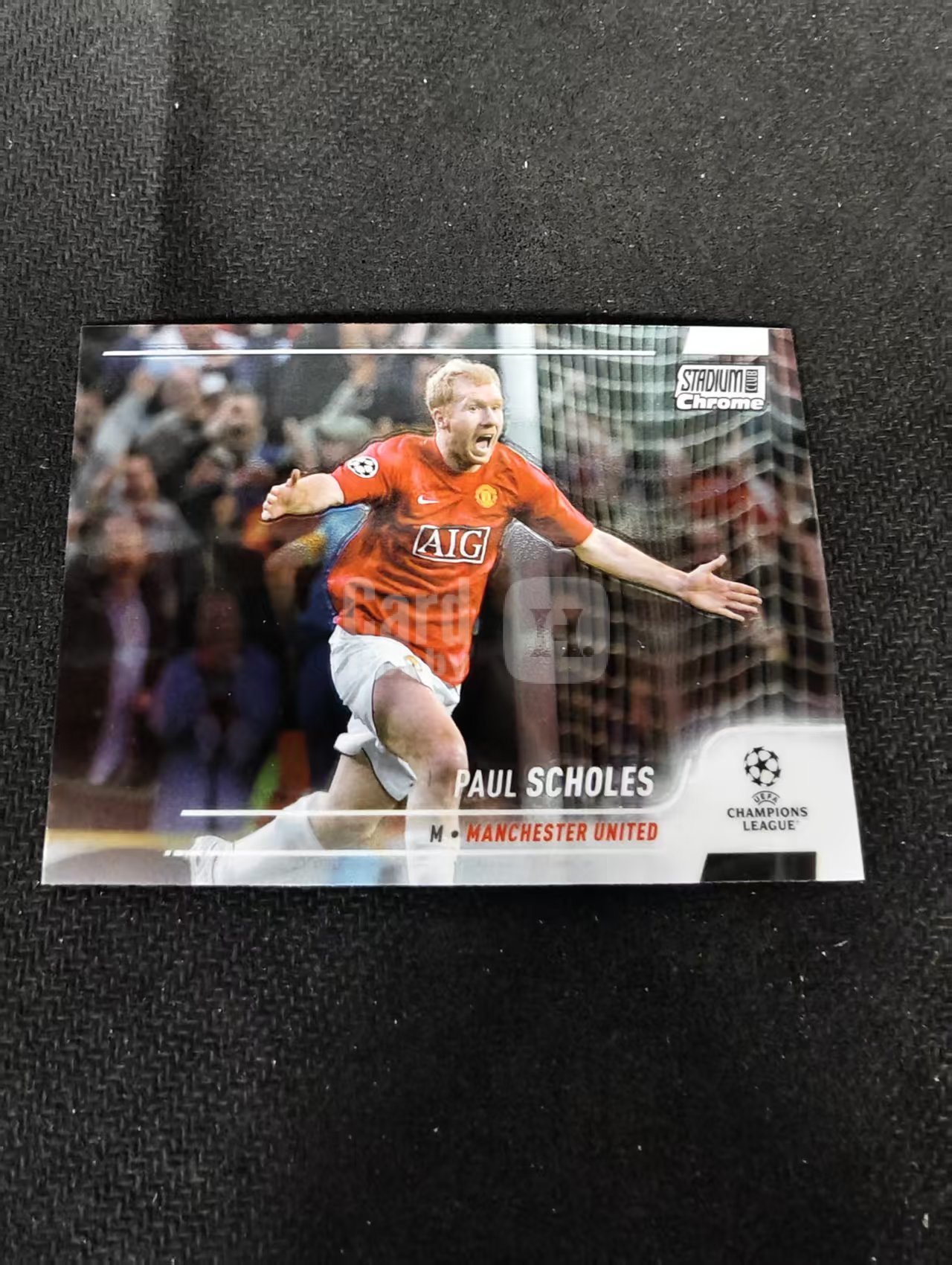 【可合并,不累计】2022 Topps Stadium Club Chrome Paul Scholes 保罗 斯科尔斯 曼联 竞技场 欧冠 划痕 边角瑕疵 #62